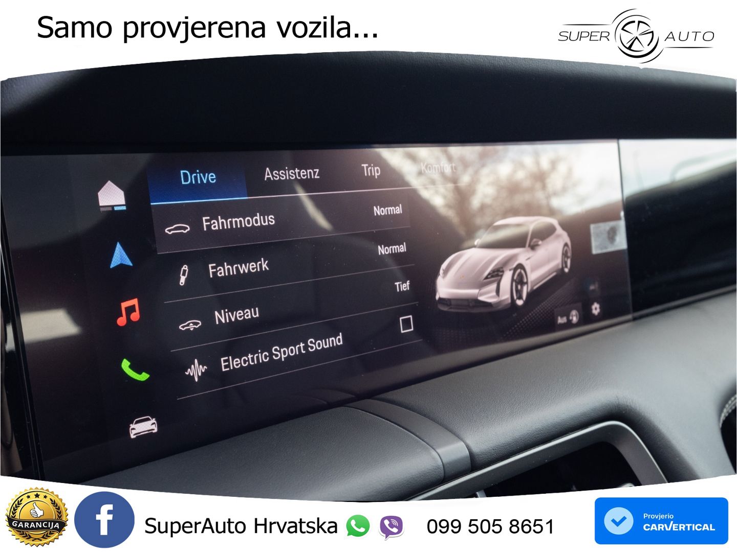 Porsche Taycan Sport Turismo 4S 105 kWh (598 KS)