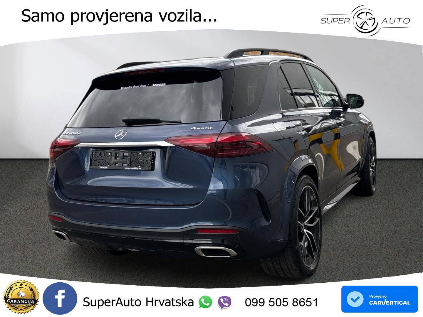 Mercedes GLE 450d (367 KS) EQ Boost 4MATIC 9G-TRONIC AMG LED+GR SJED+ACC