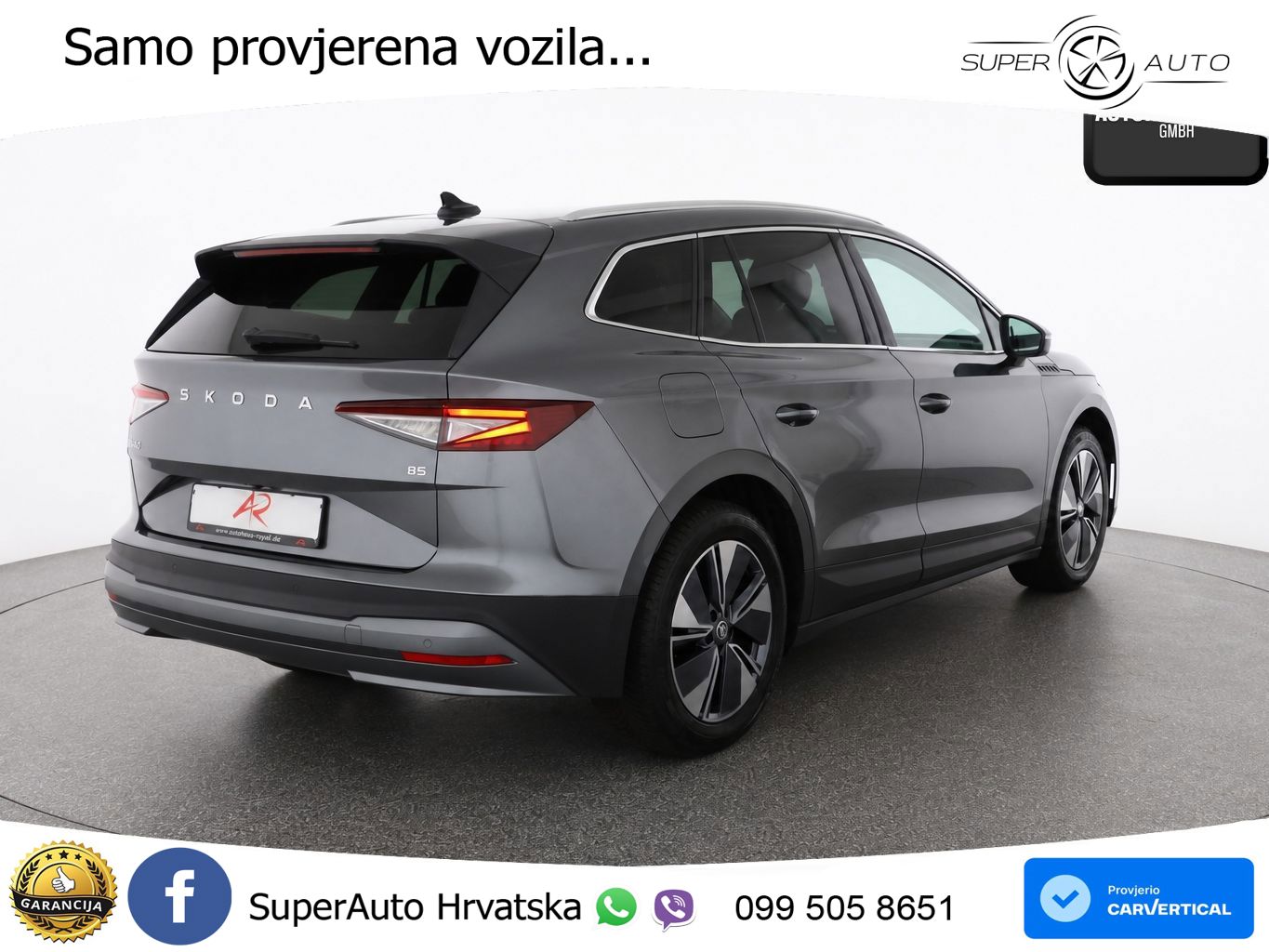 Škoda Enyaq 85 82 kWh (286 KS) LED+GR SJED+ACC