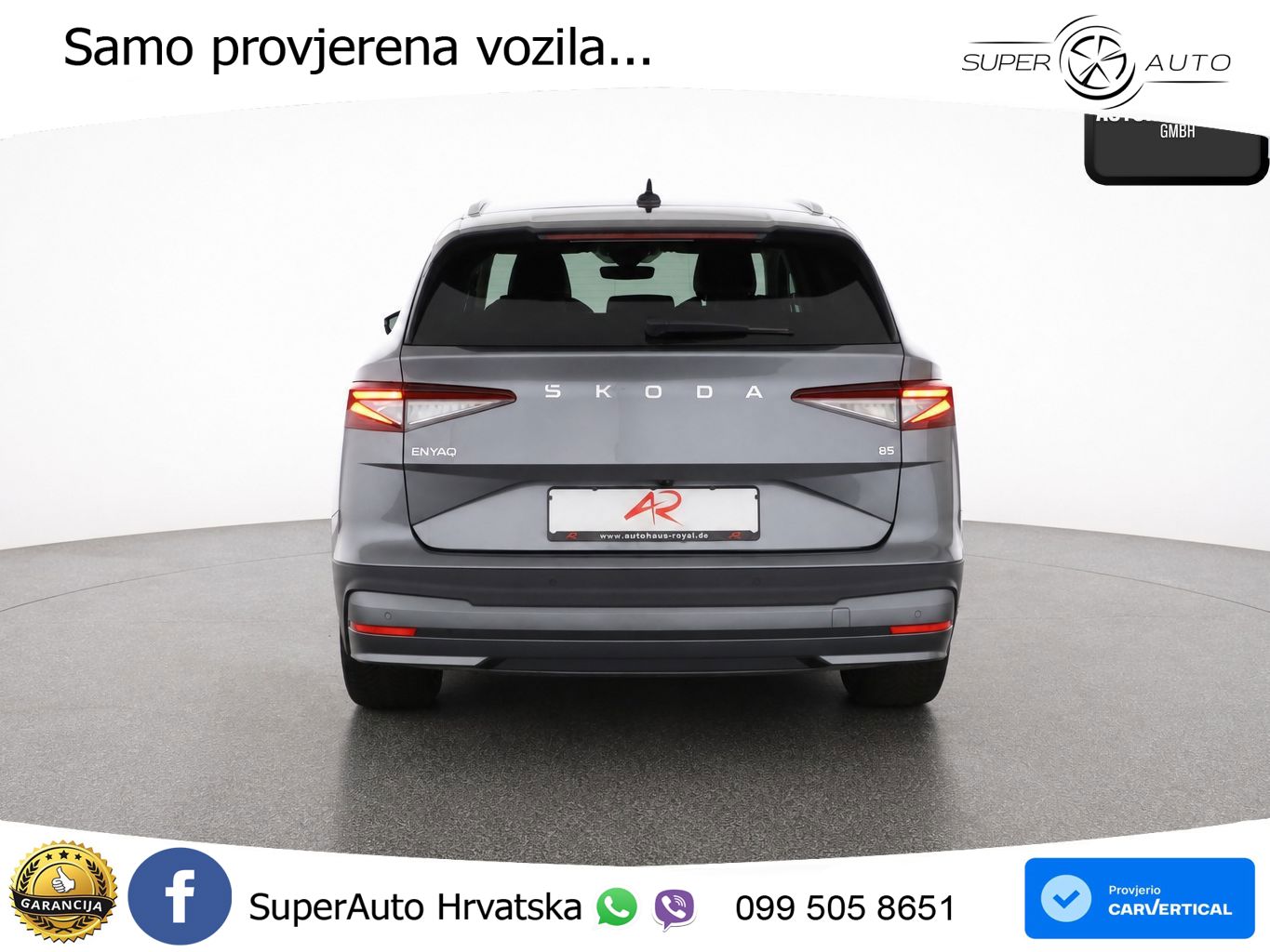 Škoda Enyaq 85 82 kWh (286 KS) LED+GR SJED+ACC