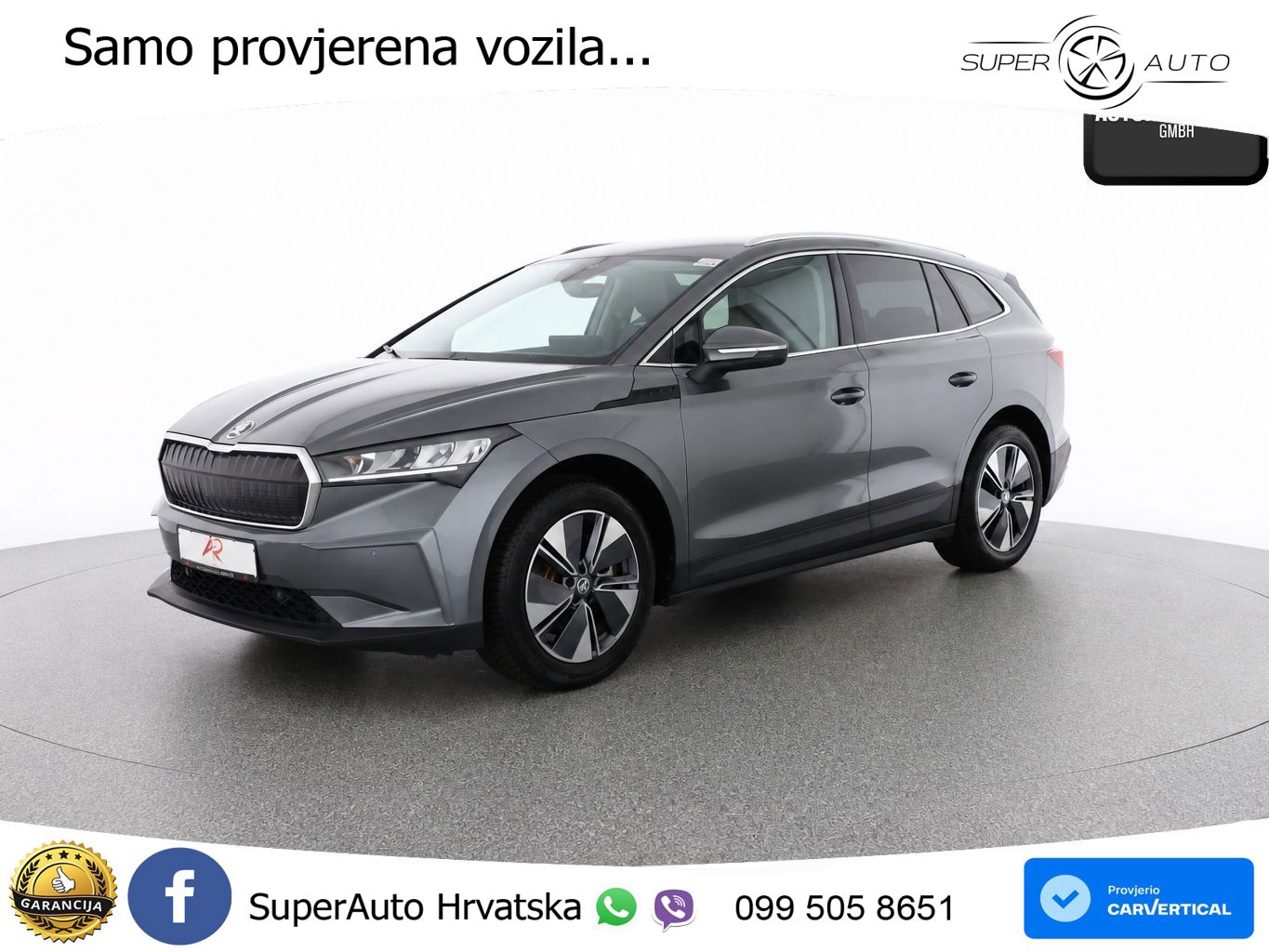 Škoda Enyaq 85 82 kWh (286 KS) LED+GR SJED+ACC