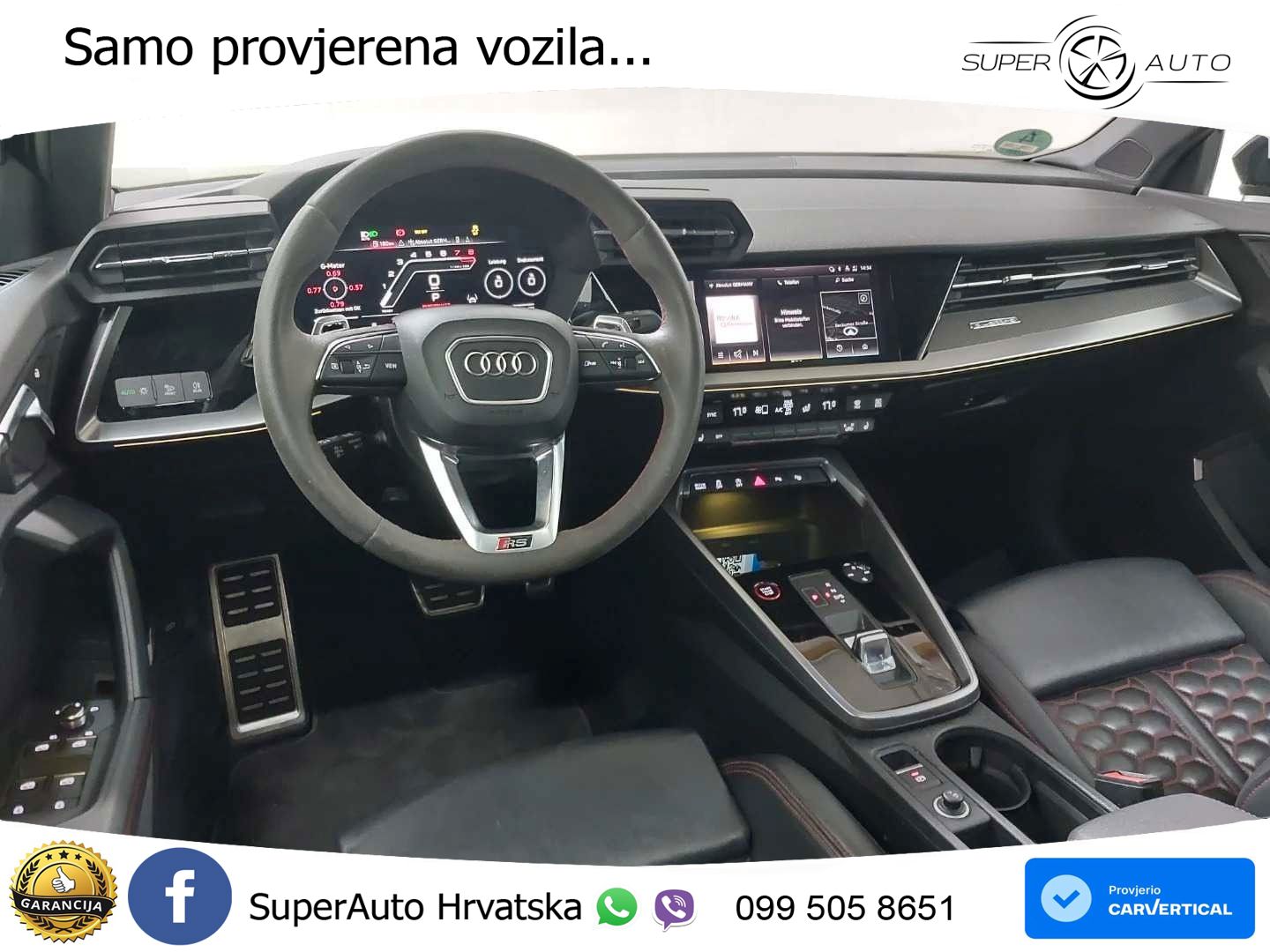 Audi RS3 Sedan 2.5 TFSI (400 KS) quattro S tronic LED+GR SJED+ACC