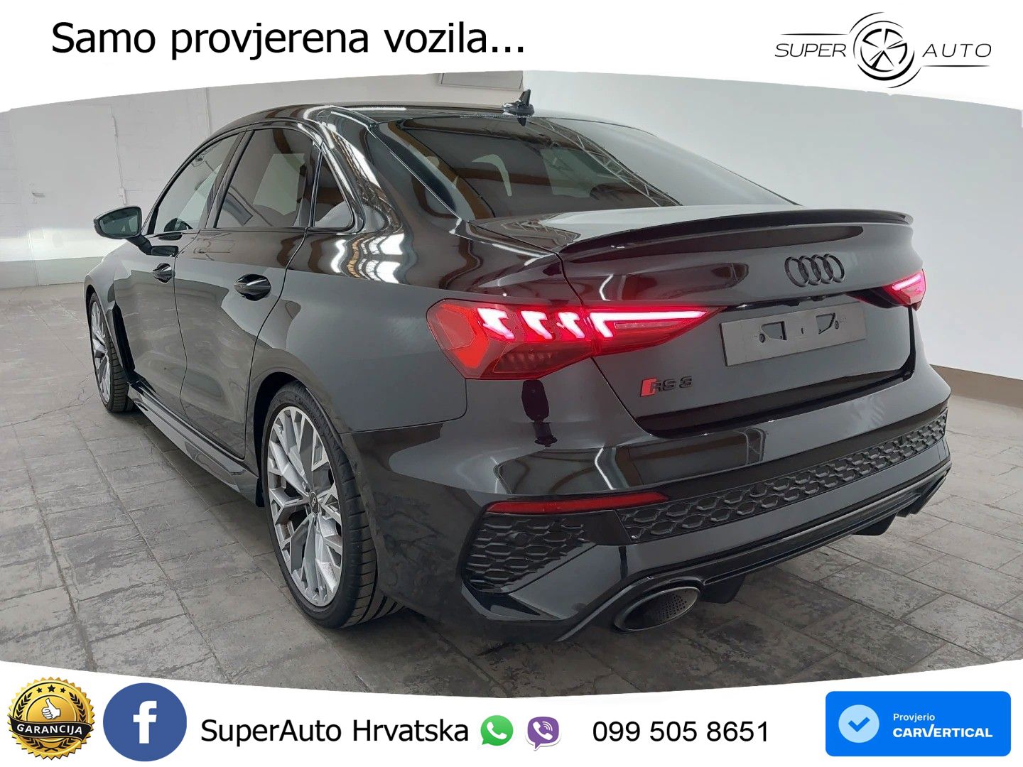 Audi RS3 Sedan 2.5 TFSI (400 KS) quattro S tronic LED+GR SJED+ACC