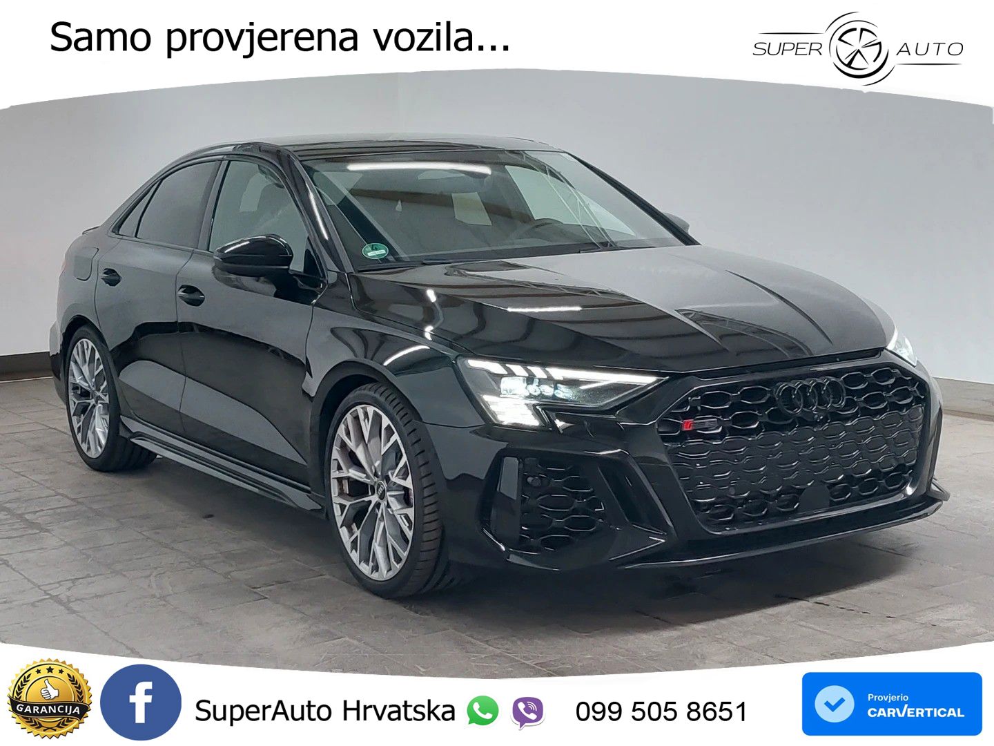 Audi RS3 Sedan 2.5 TFSI (400 KS) quattro S tronic LED+GR SJED+ACC