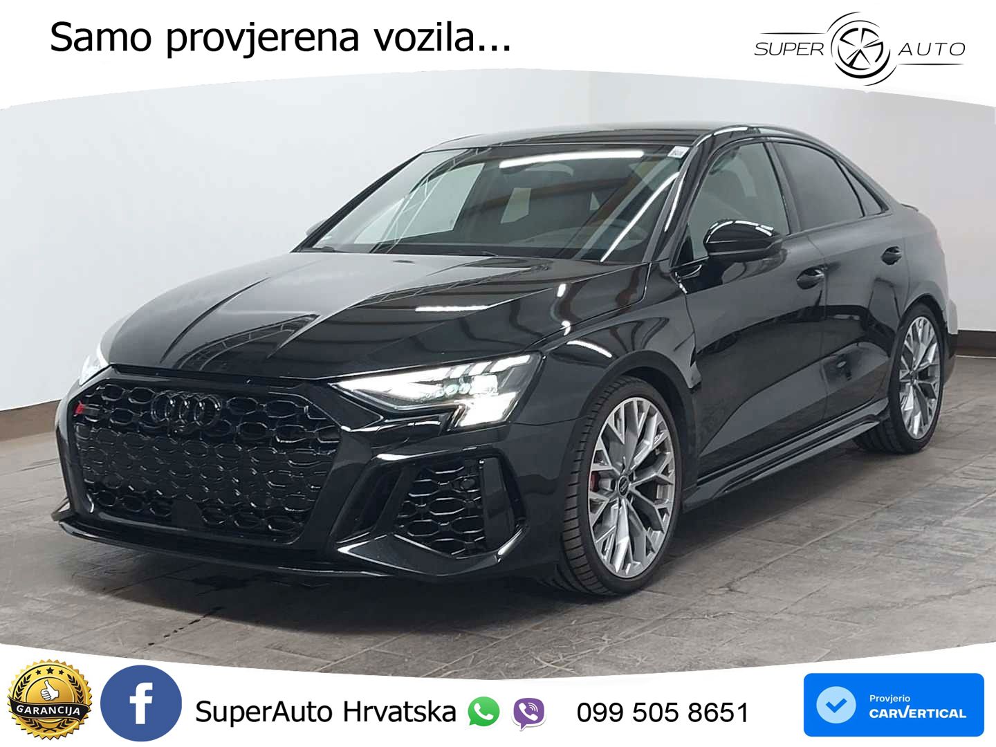 Audi RS3 Sedan 2.5 TFSI (400 KS) quattro S tronic LED+GR SJED+ACC