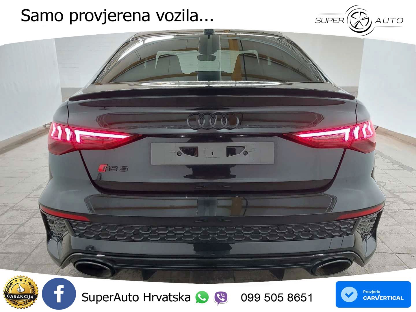 Audi RS3 Sedan 2.5 TFSI (400 KS) quattro S tronic LED+GR SJED+ACC