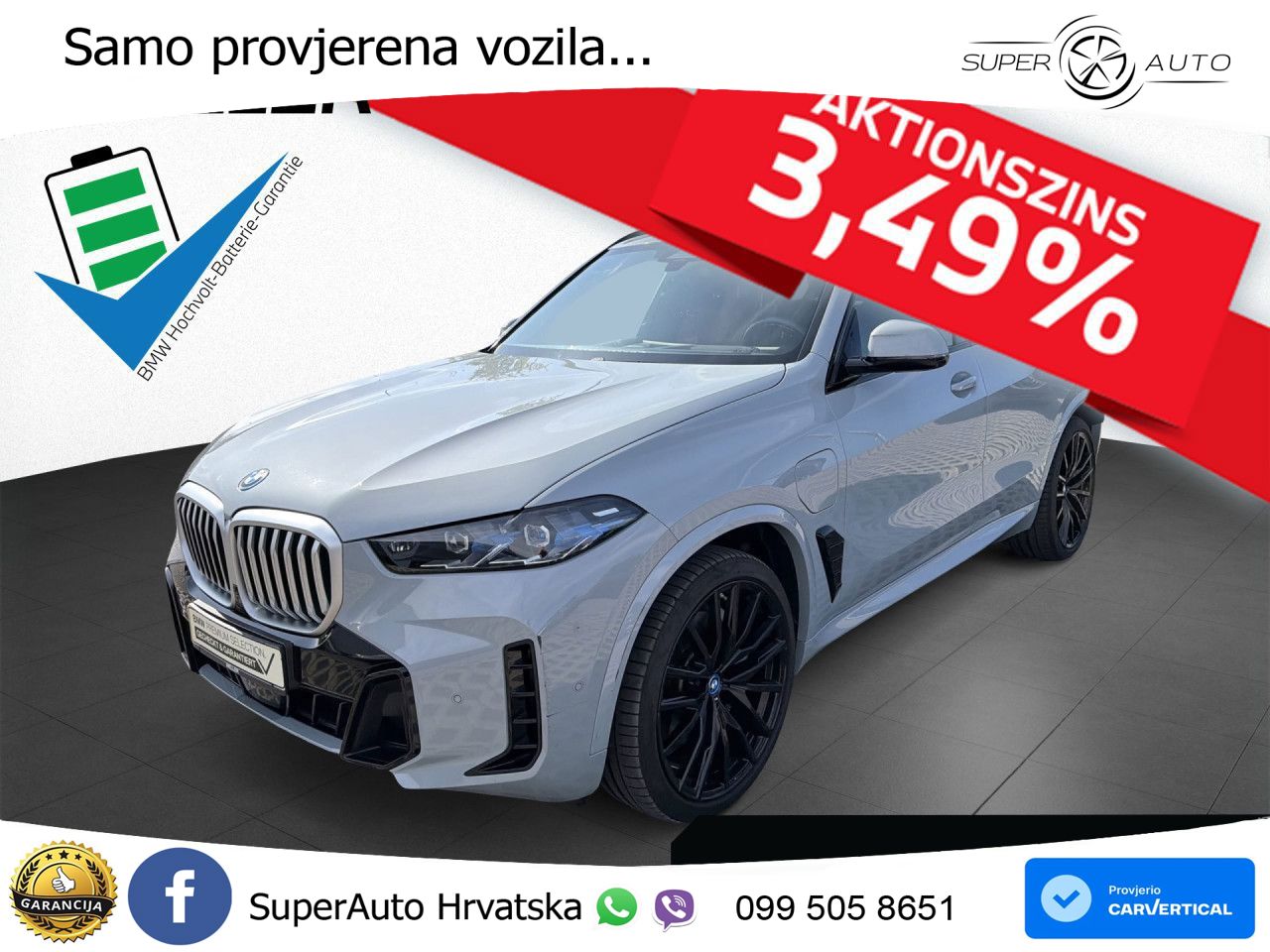 BMW X5 50e (490 KS) xDrive Steptronic LED+GR SJED+ACC