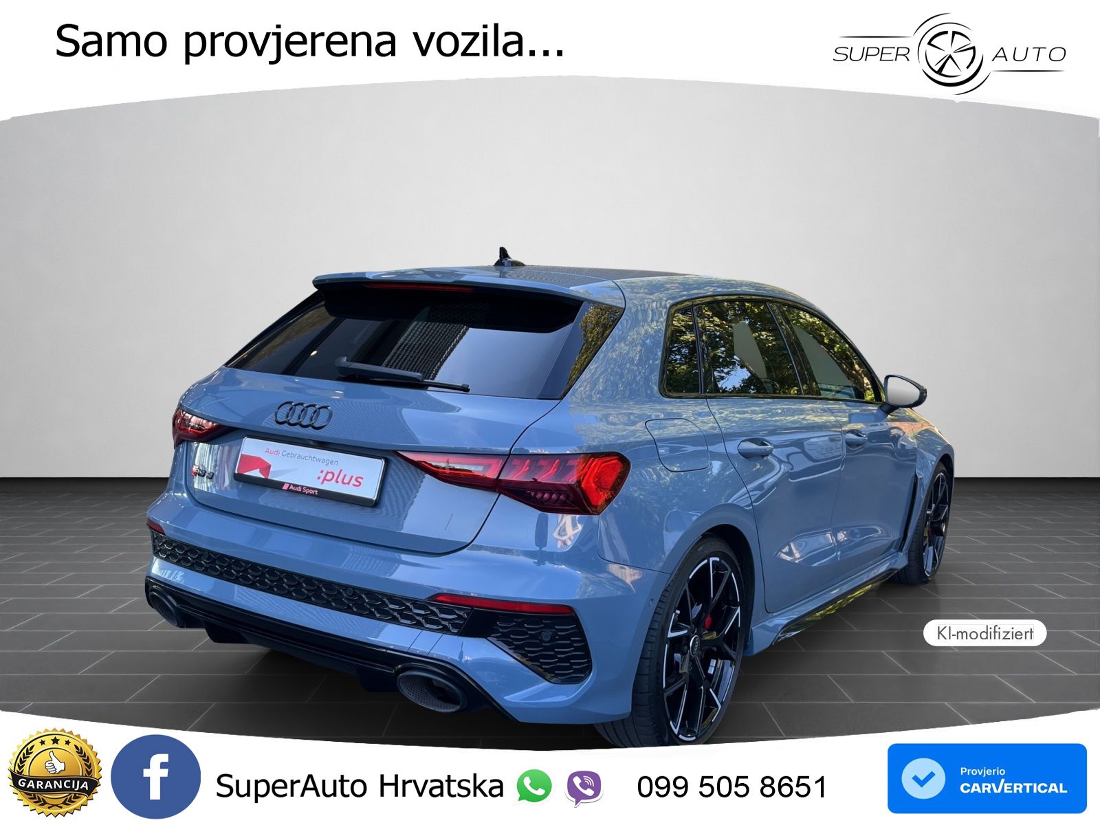 Audi RS3 Sedan 2.5 TFSI (400 KS) quattro S tronic LED+GR SJED+ACC