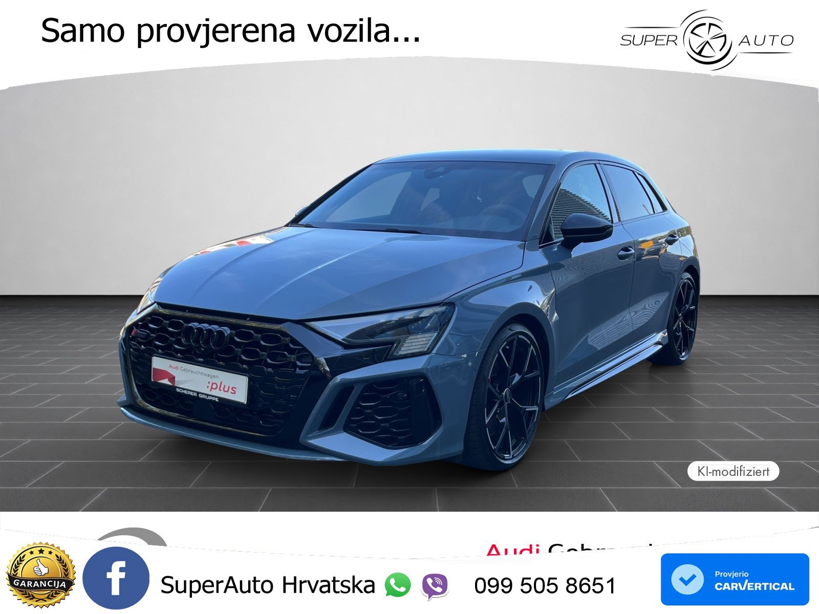 Audi RS3 Sedan 2.5 TFSI (400 KS) quattro S tronic LED+GR SJED+ACC