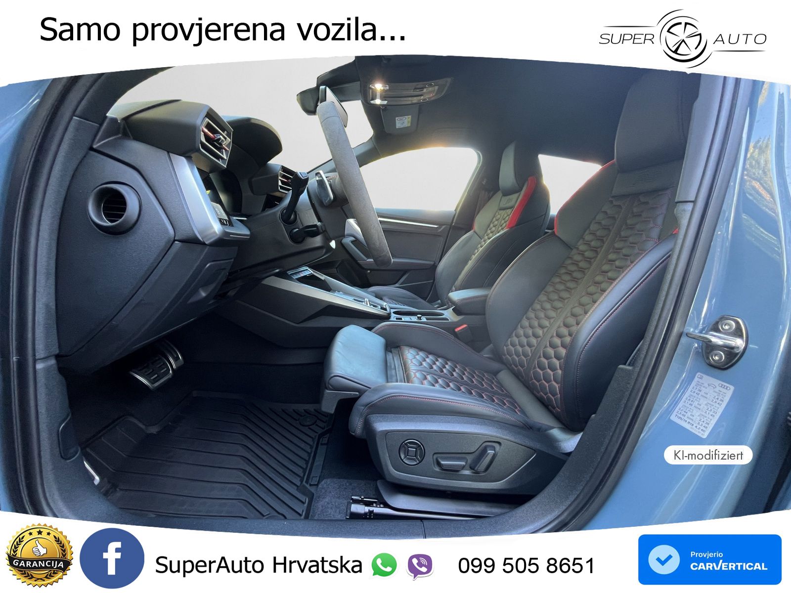 Audi RS3 Sedan 2.5 TFSI (400 KS) quattro S tronic LED+GR SJED+ACC