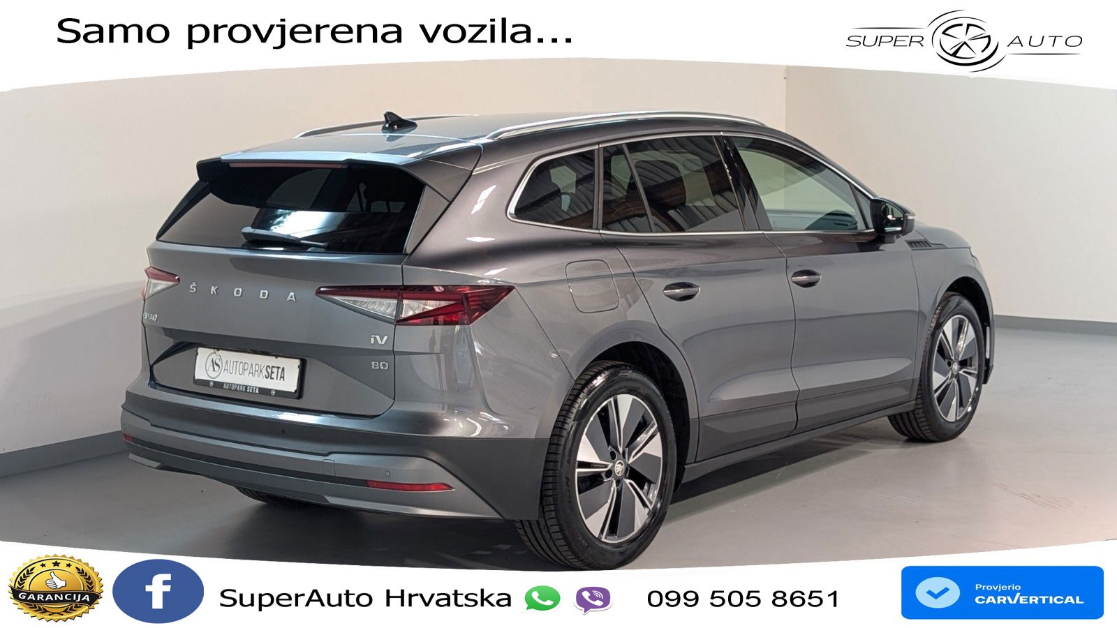 Škoda Enyaq iV 80 82 kWh (204 KS) Loft LED+GR SJED+ACC