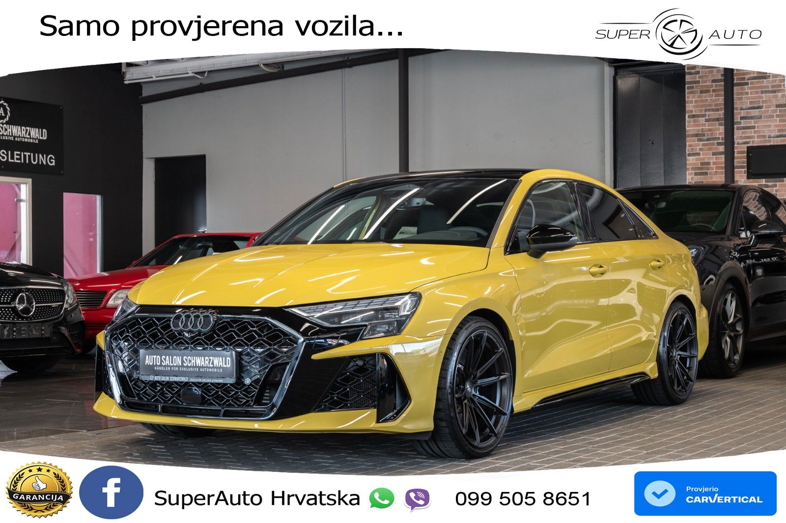 Audi RS3 Sedan 2.5 TFSI (400 KS) quattro S tronic LED+GR SJED+ACC
