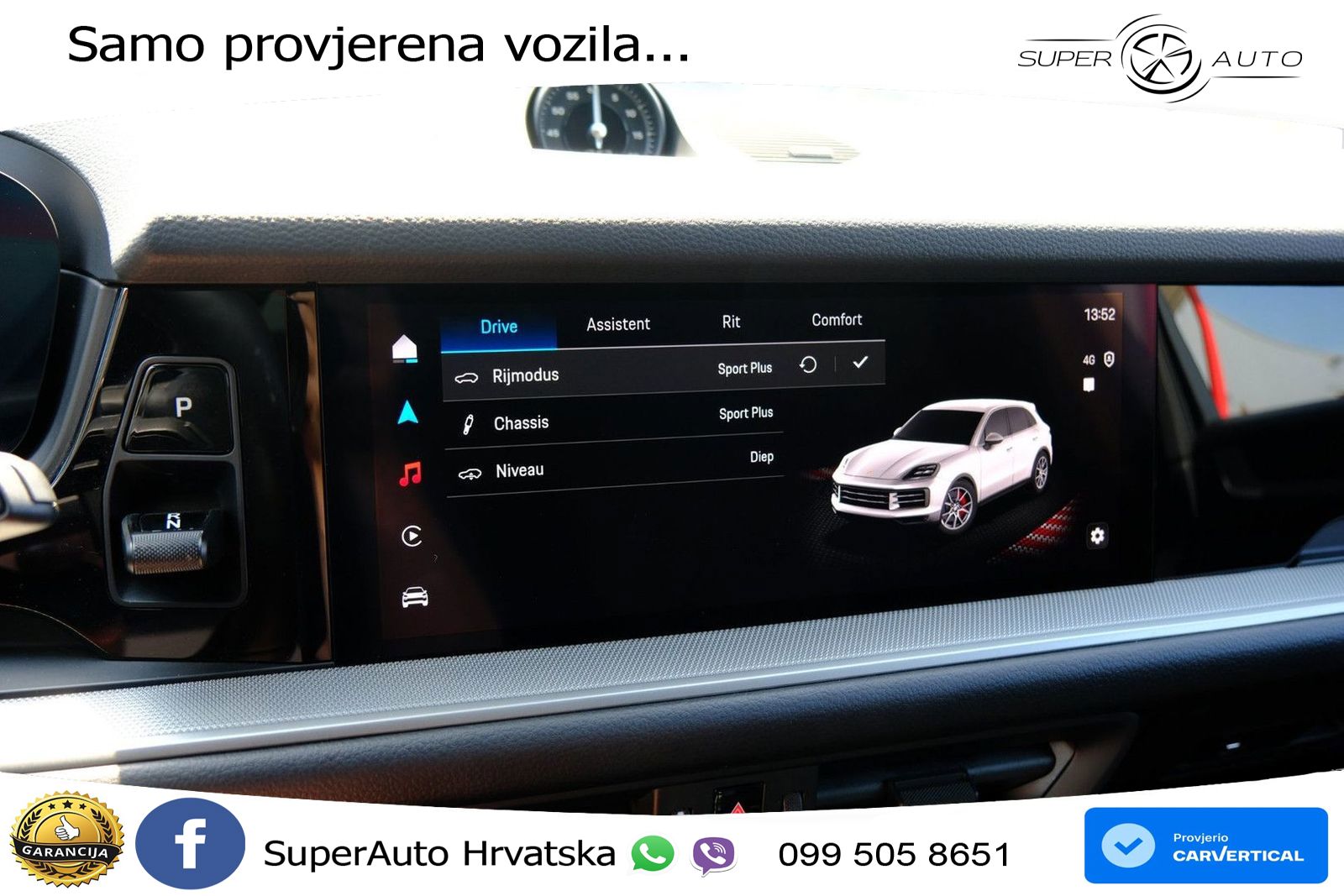 Porsche Cayenne 3.0 V6 (470 KS) E-Hybrid Tiptronic S LED+GR SJED+ACC