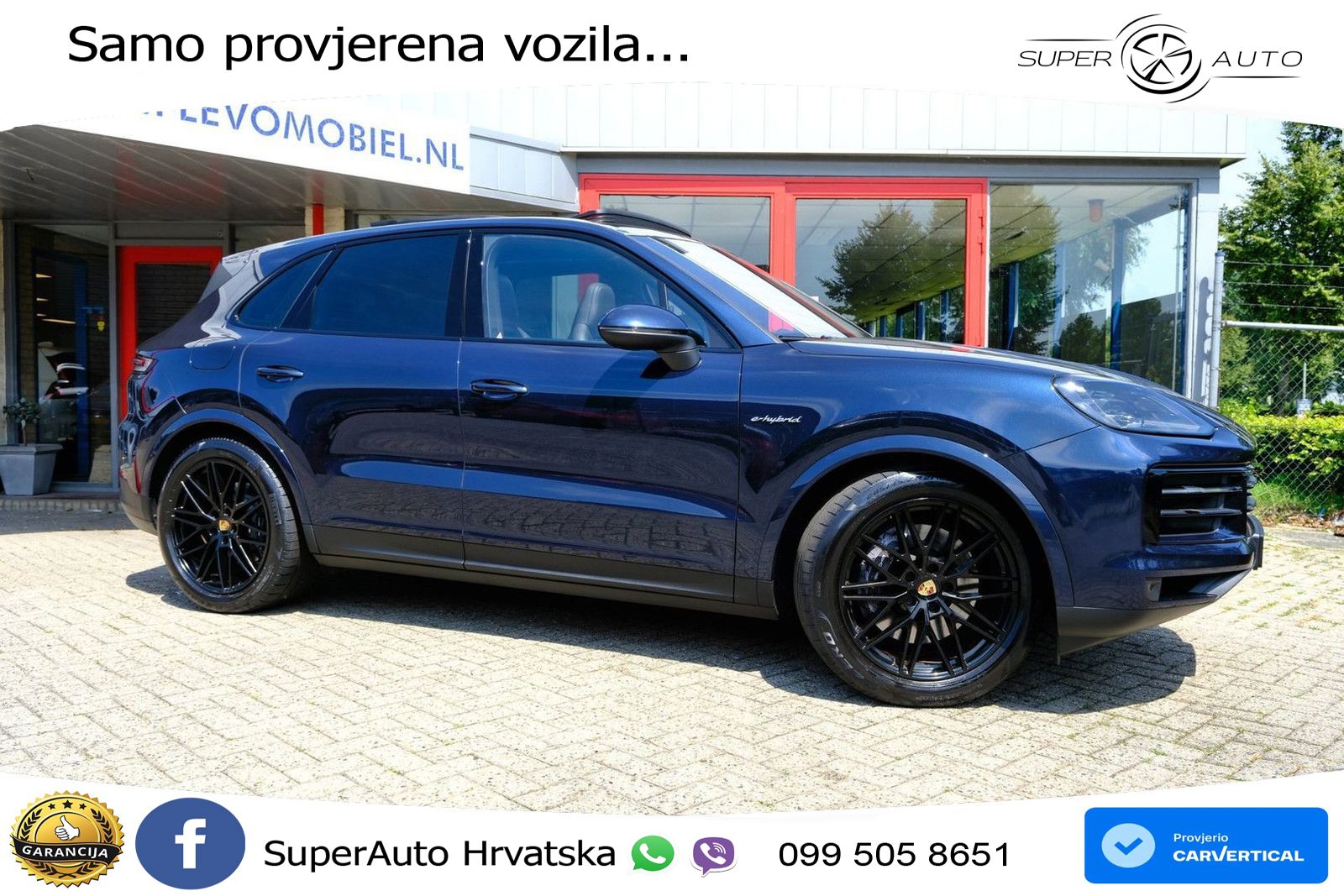 Porsche Cayenne 3.0 V6 (470 KS) E-Hybrid Tiptronic S LED+GR SJED+ACC