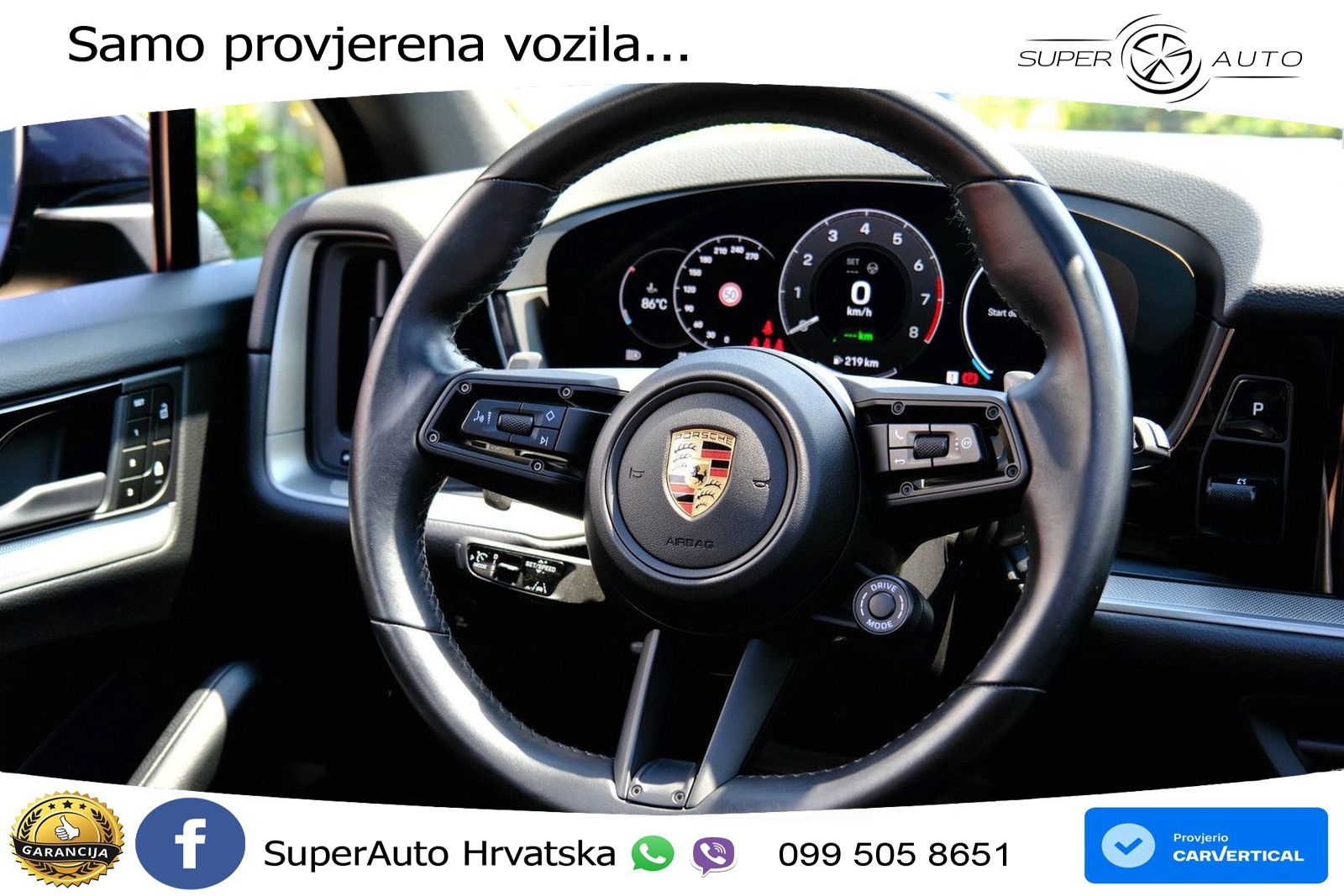 Porsche Cayenne 3.0 V6 (470 KS) E-Hybrid Tiptronic S LED+GR SJED+ACC