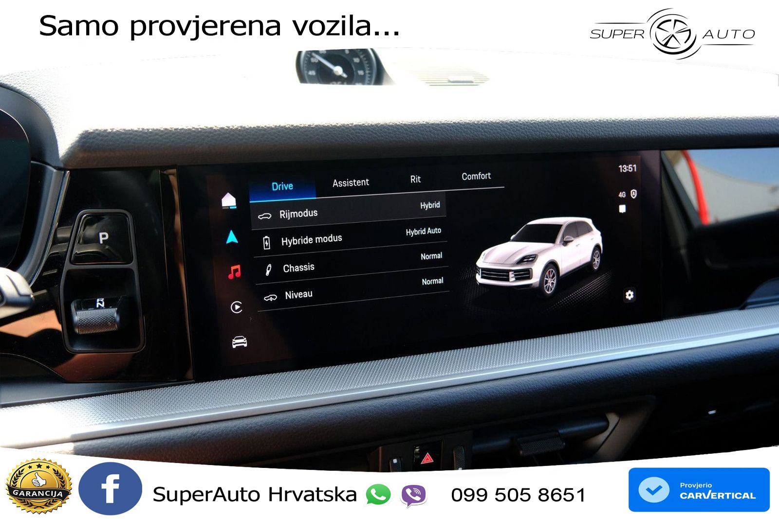 Porsche Cayenne 3.0 V6 (470 KS) E-Hybrid Tiptronic S LED+GR SJED+ACC