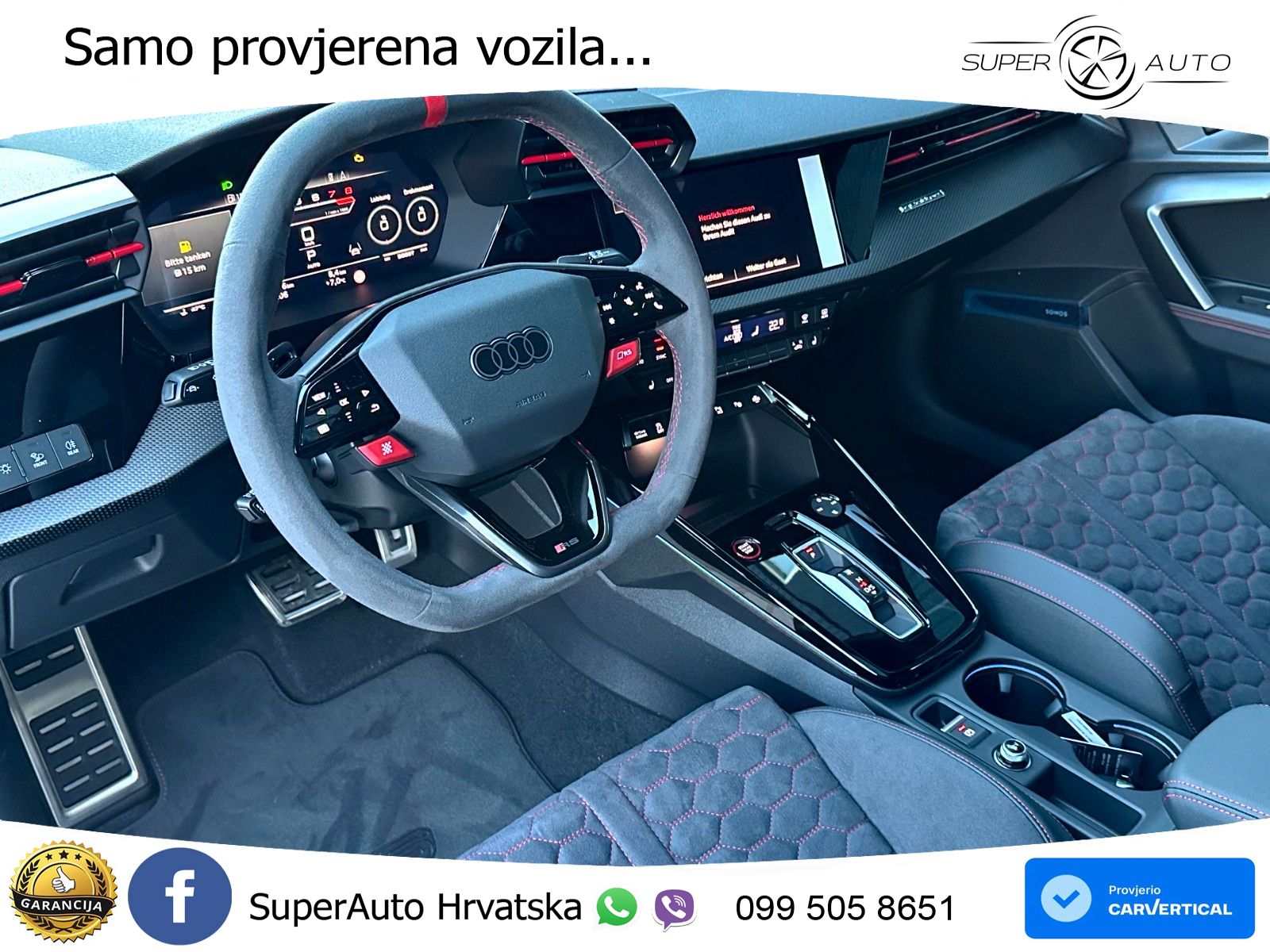 Audi RS3 Sportback 2.5 TFSI (400 KS) quattro S tronic LED+GR SJED+ACC
