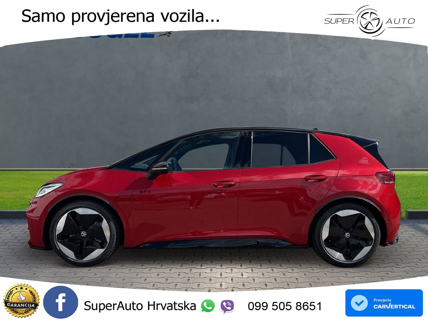Volkswagen ID.3 GTX Performance 84 kWh (326 KS) LED+GR SJED+ACC