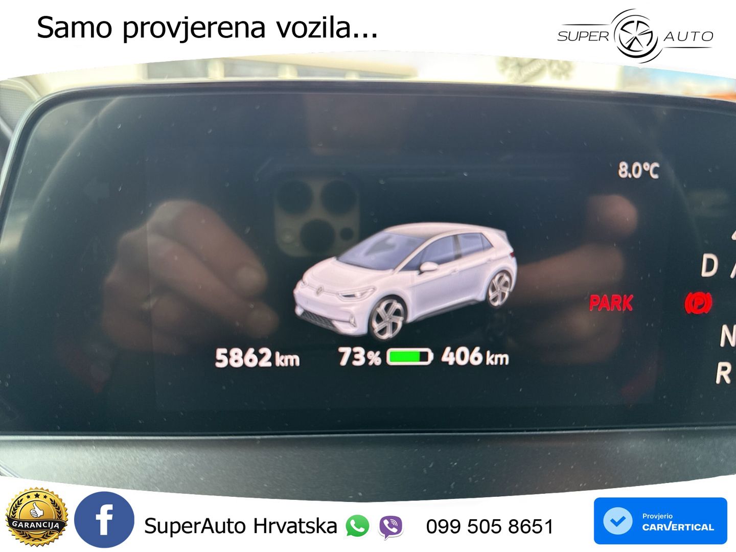 Volkswagen ID.3 GTX Performance 84 kWh (326 KS) LED+GR SJED+ACC