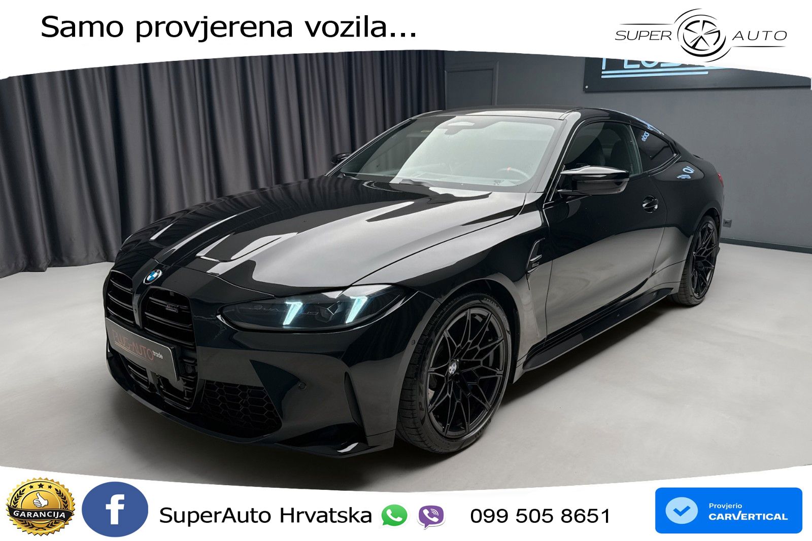 BMW M4 Competition 3.0 (510 KS) Steptronic LED+GR SJED+ACC