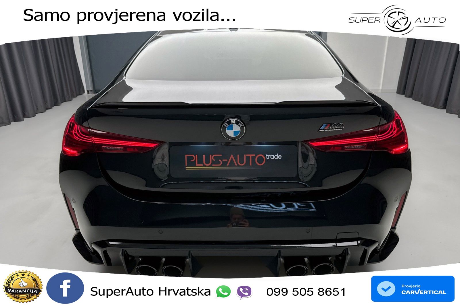 BMW M4 Competition 3.0 (510 KS) Steptronic LED+GR SJED+ACC