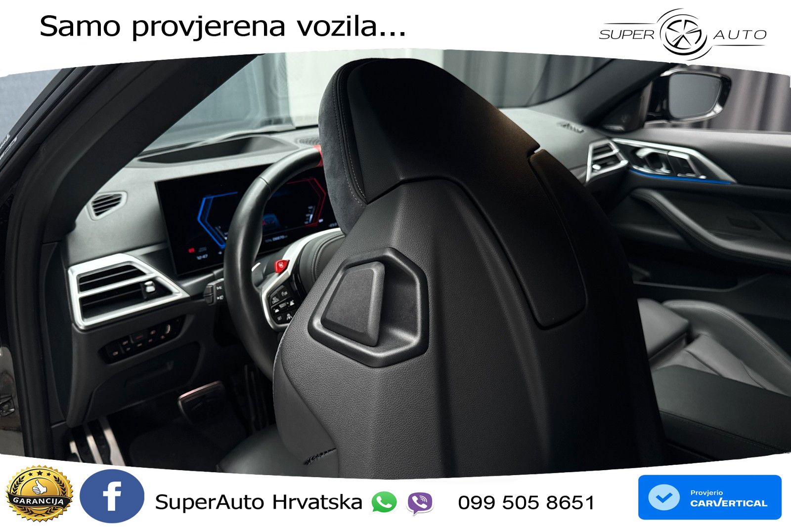 BMW M4 Competition 3.0 (510 KS) Steptronic LED+GR SJED+ACC