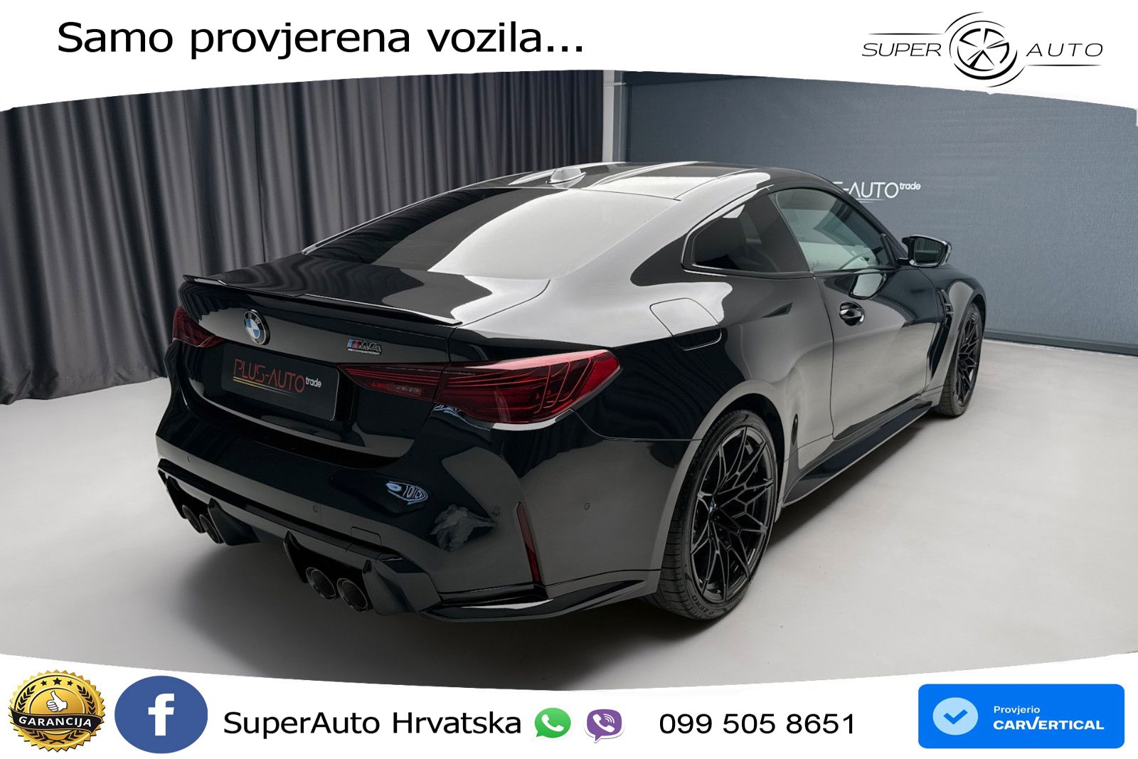 BMW M4 Competition 3.0 (510 KS) Steptronic LED+GR SJED+ACC