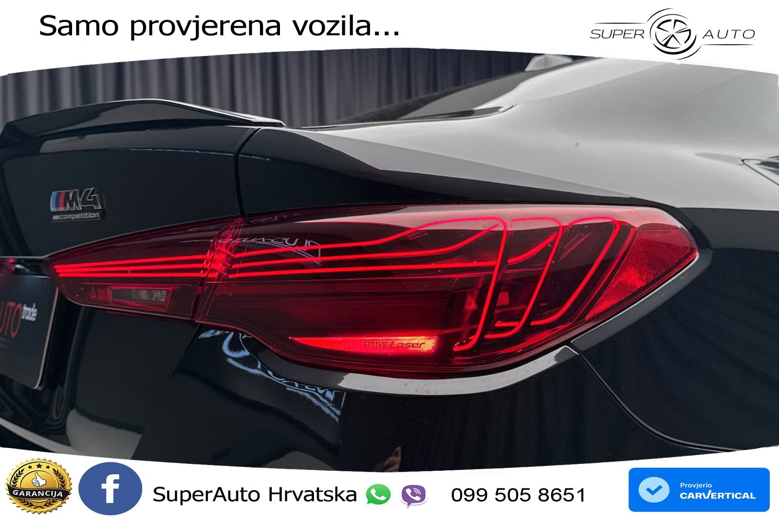 BMW M4 Competition 3.0 (510 KS) Steptronic LED+GR SJED+ACC