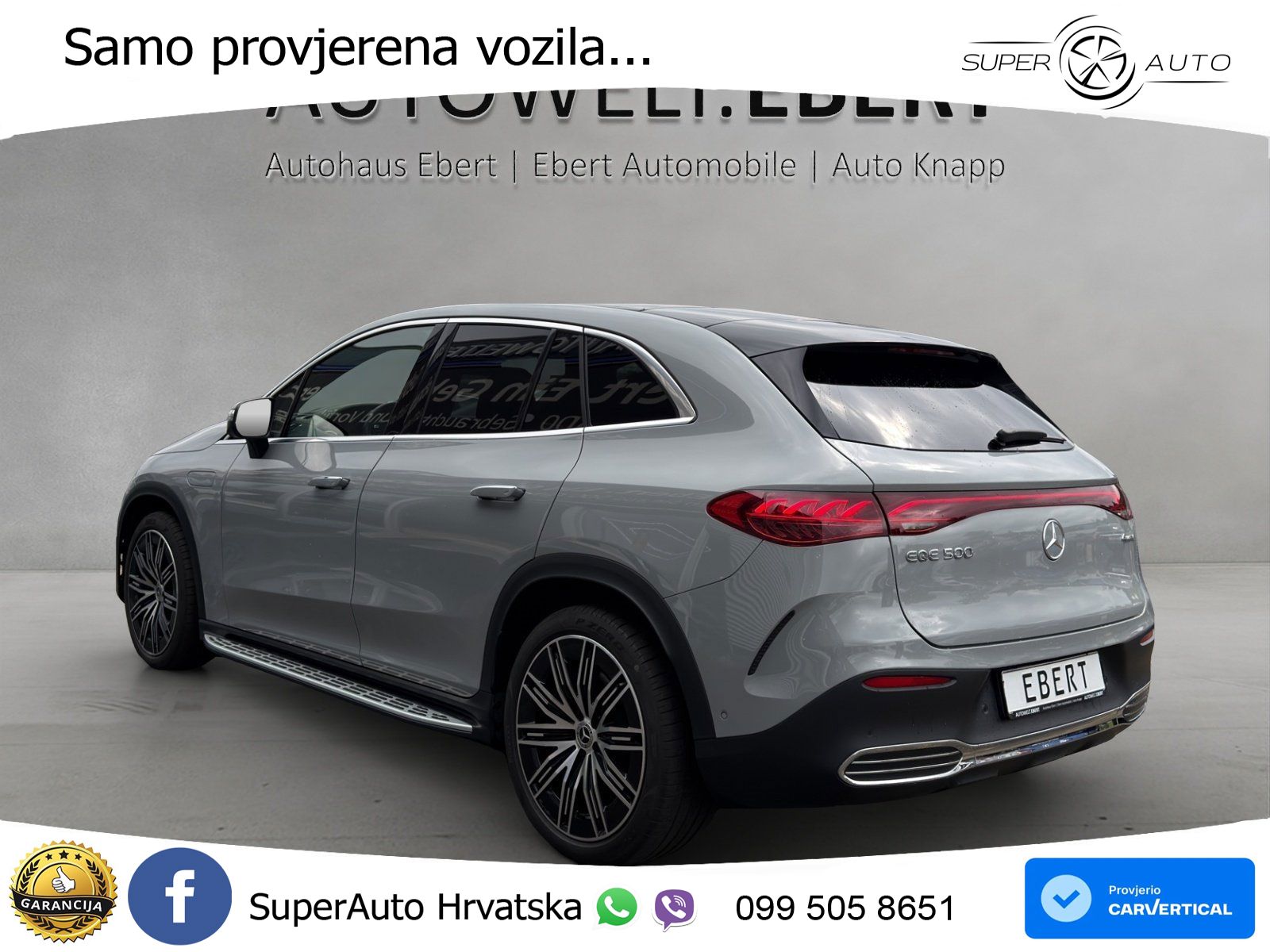 Mercedes EQE SUV 500 105 kWh (408 KS) 4MATIC