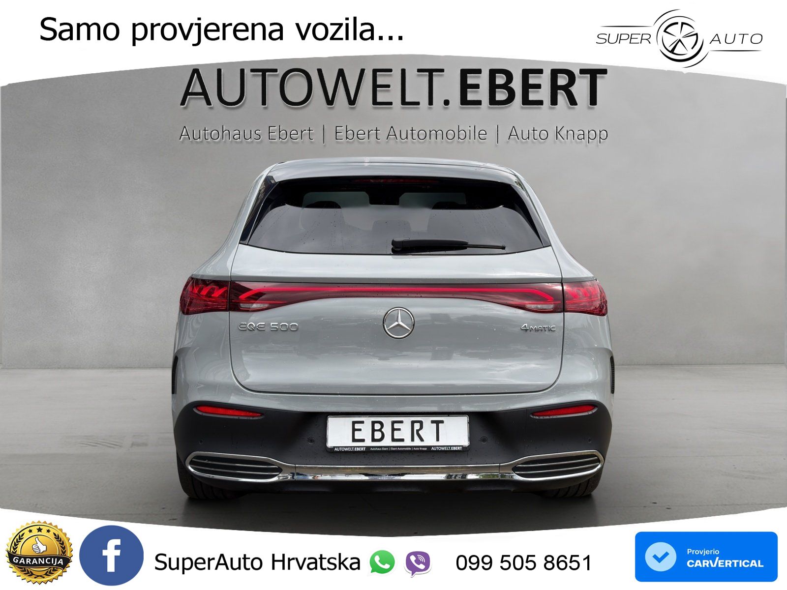Mercedes EQE SUV 500 105 kWh (408 KS) 4MATIC