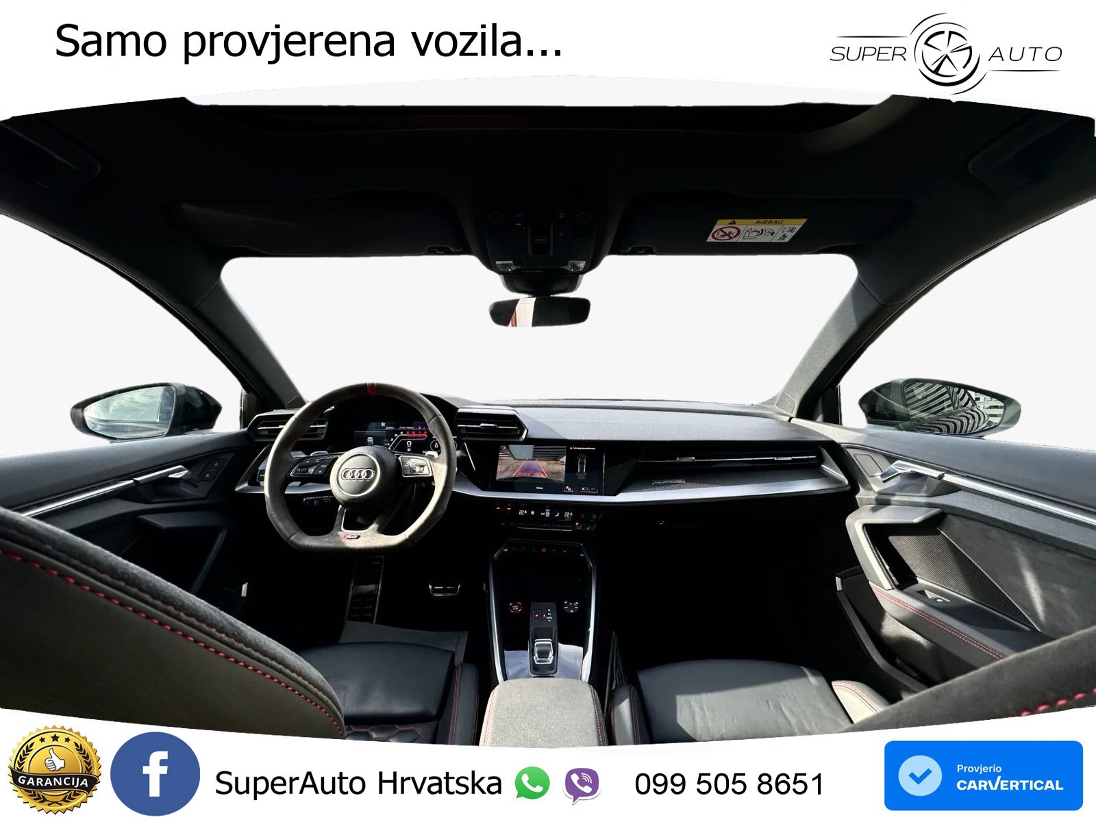 Audi RS3 Sportback 2.5 TFSI (400 KS) quattro S tronic LED+GR SJED+ACC