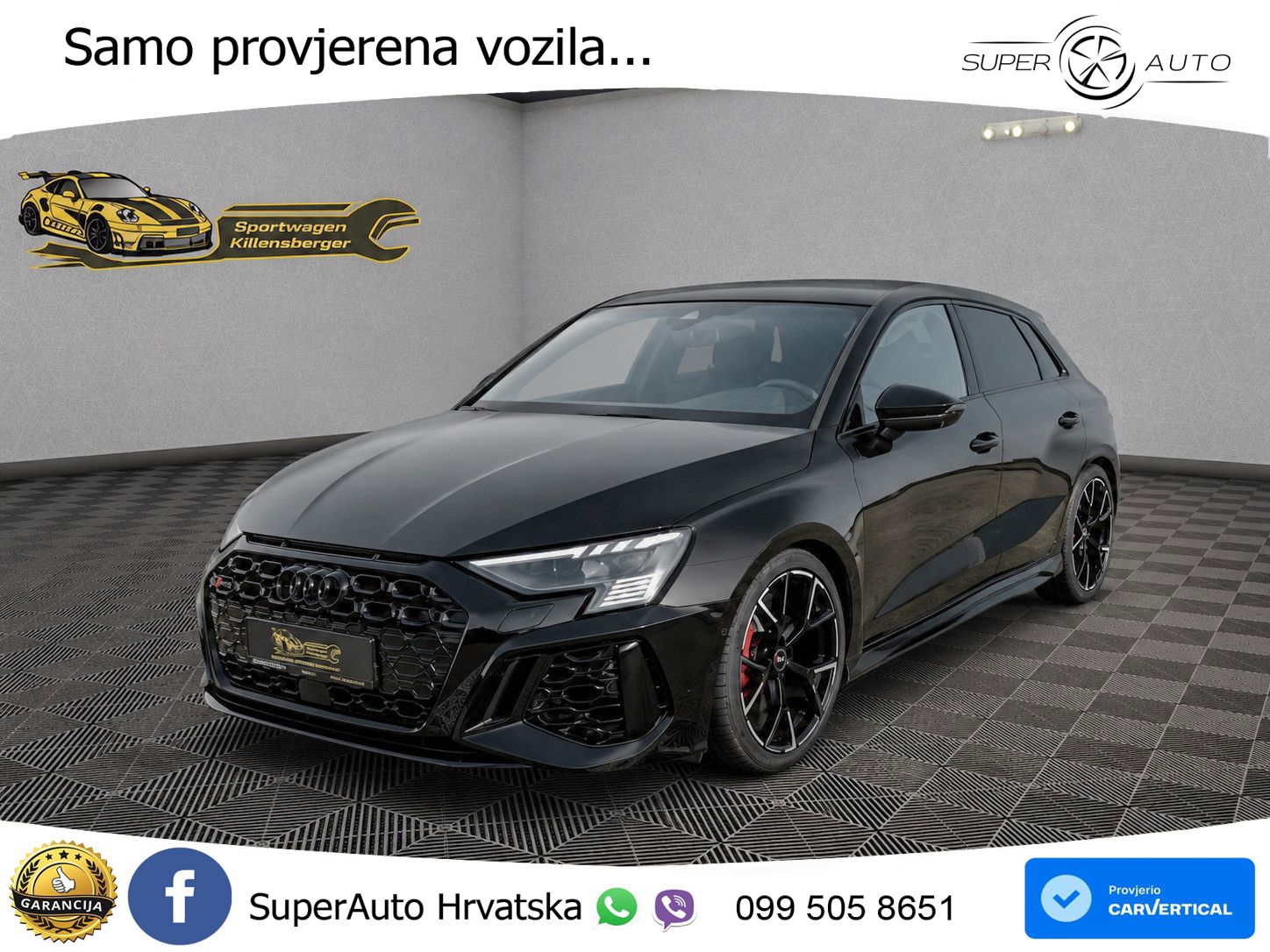 Audi RS3 Sportback 2.5 TFSI (400 KS) quattro S tronic LED+GR SJED+ACC