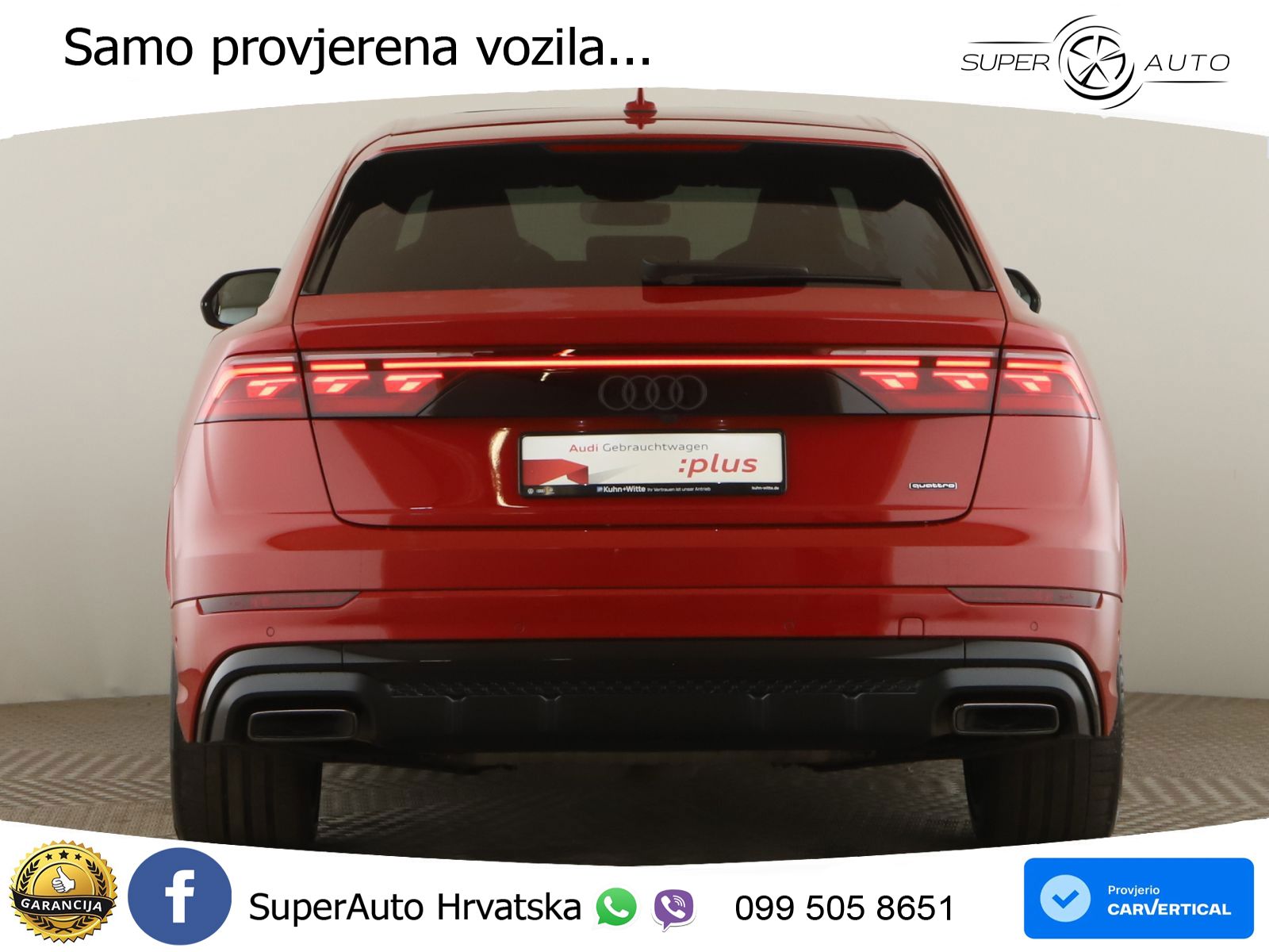 Audi Q8 60 TFSIe V6 (490 KS) quattro Tiptronic