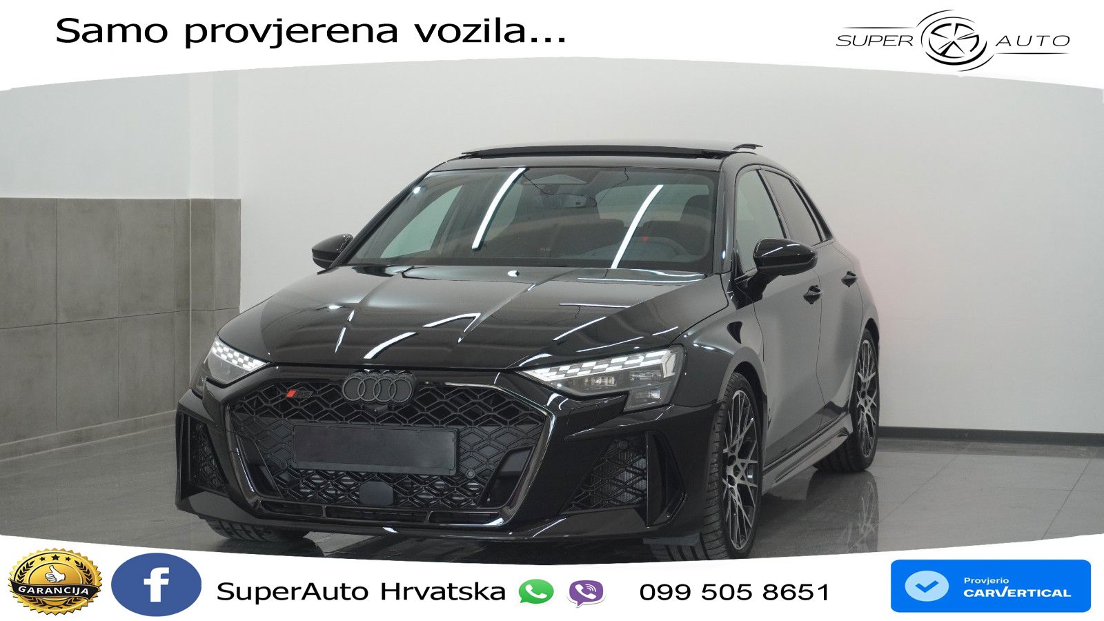 Audi RS3 Sportback 2.5 TFSI (400 KS) quattro S tronic LED+GR SJED+ACC