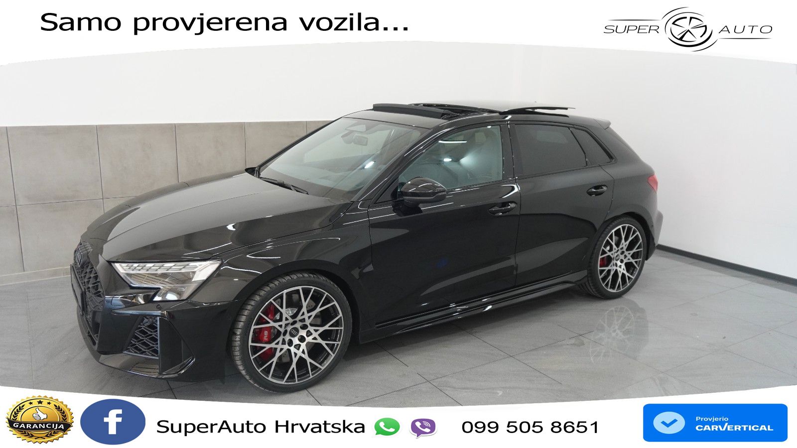 Audi RS3 Sportback 2.5 TFSI (400 KS) quattro S tronic LED+GR SJED+ACC