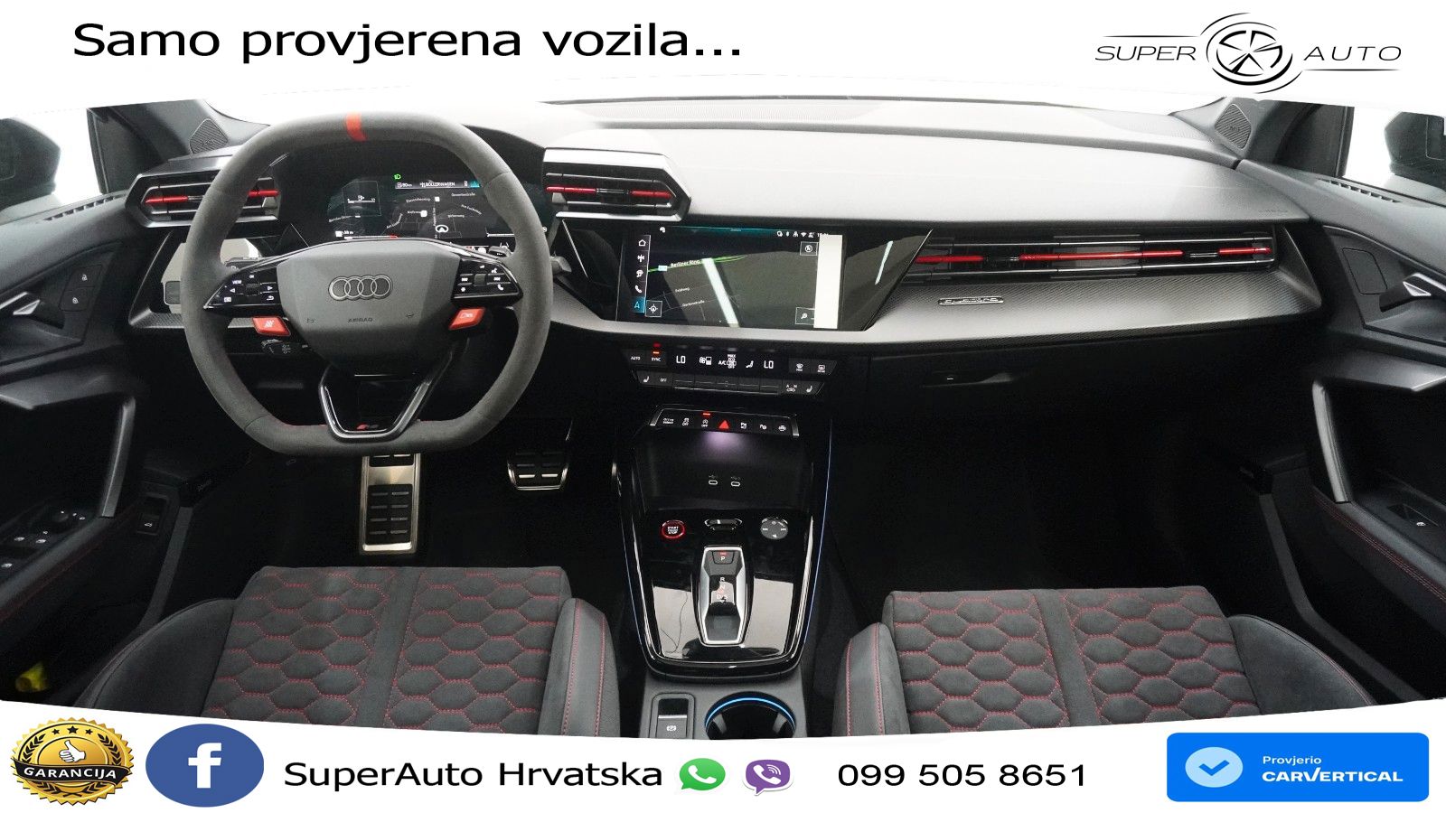Audi RS3 Sportback 2.5 TFSI (400 KS) quattro S tronic LED+GR SJED+ACC
