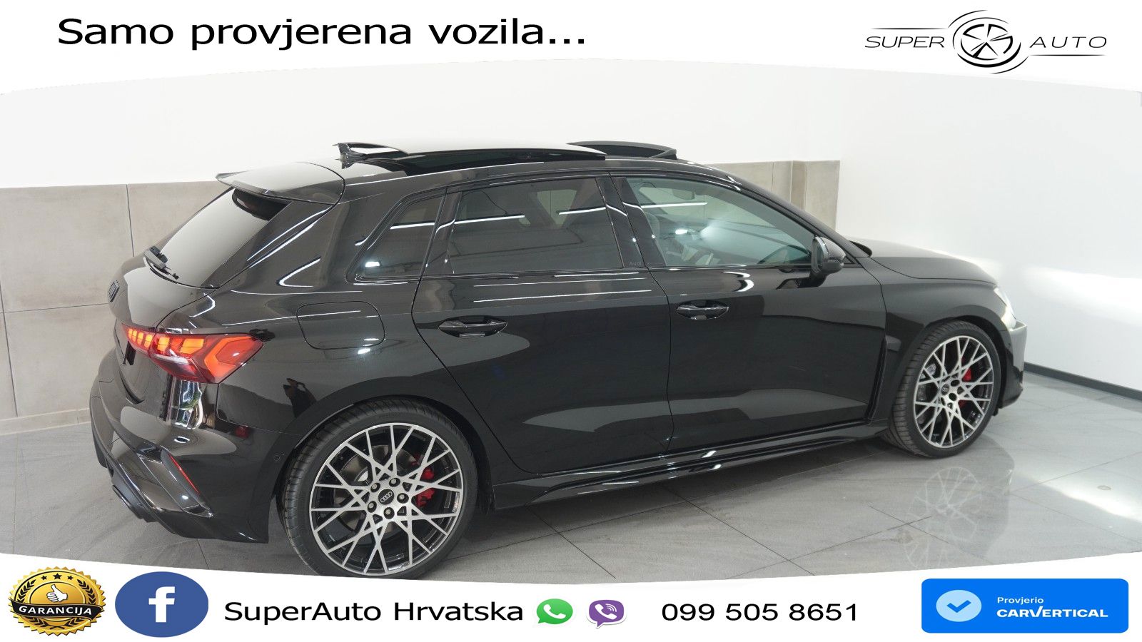 Audi RS3 Sportback 2.5 TFSI (400 KS) quattro S tronic LED+GR SJED+ACC