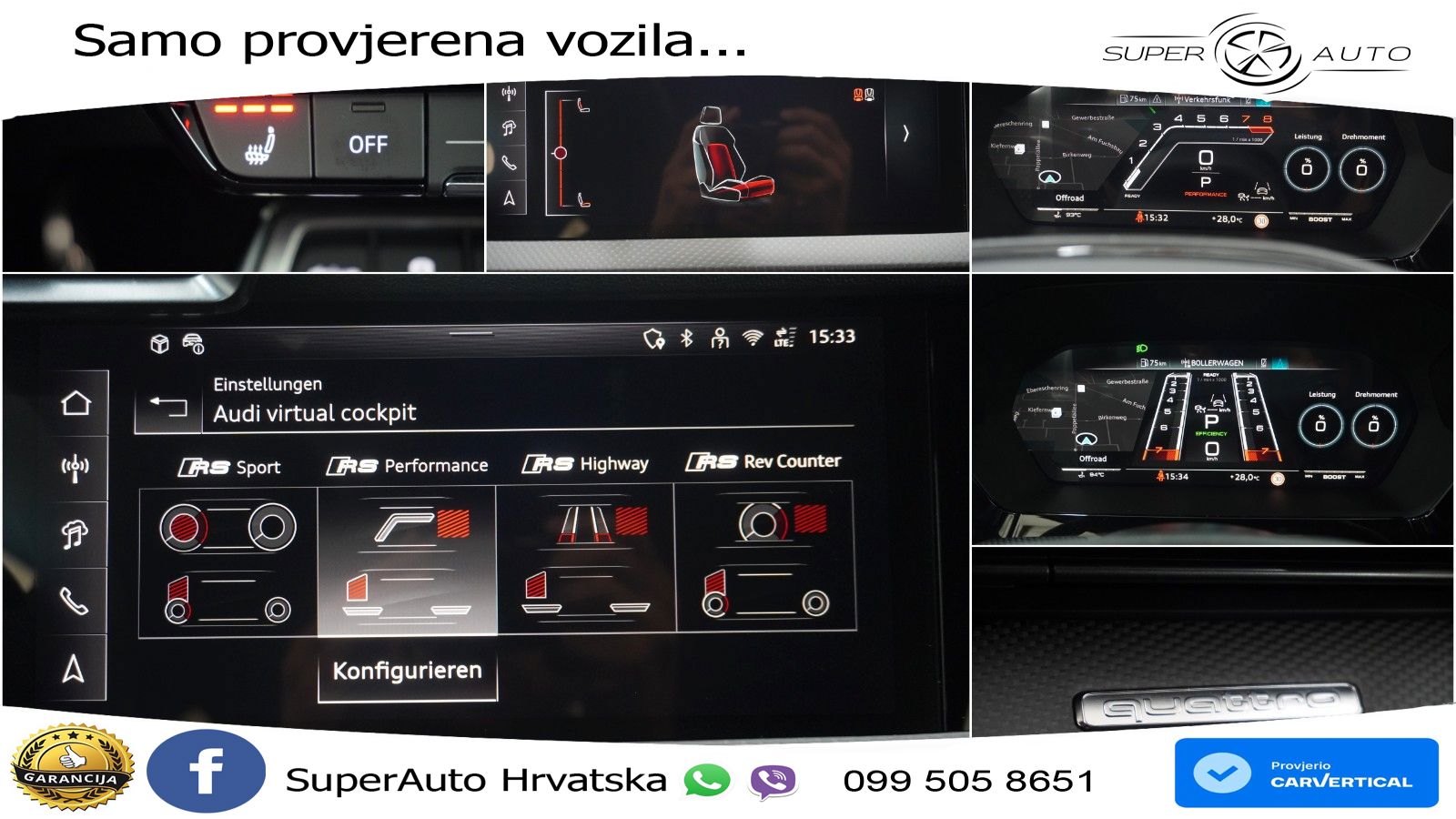 Audi RS3 Sportback 2.5 TFSI (400 KS) quattro S tronic LED+GR SJED+ACC