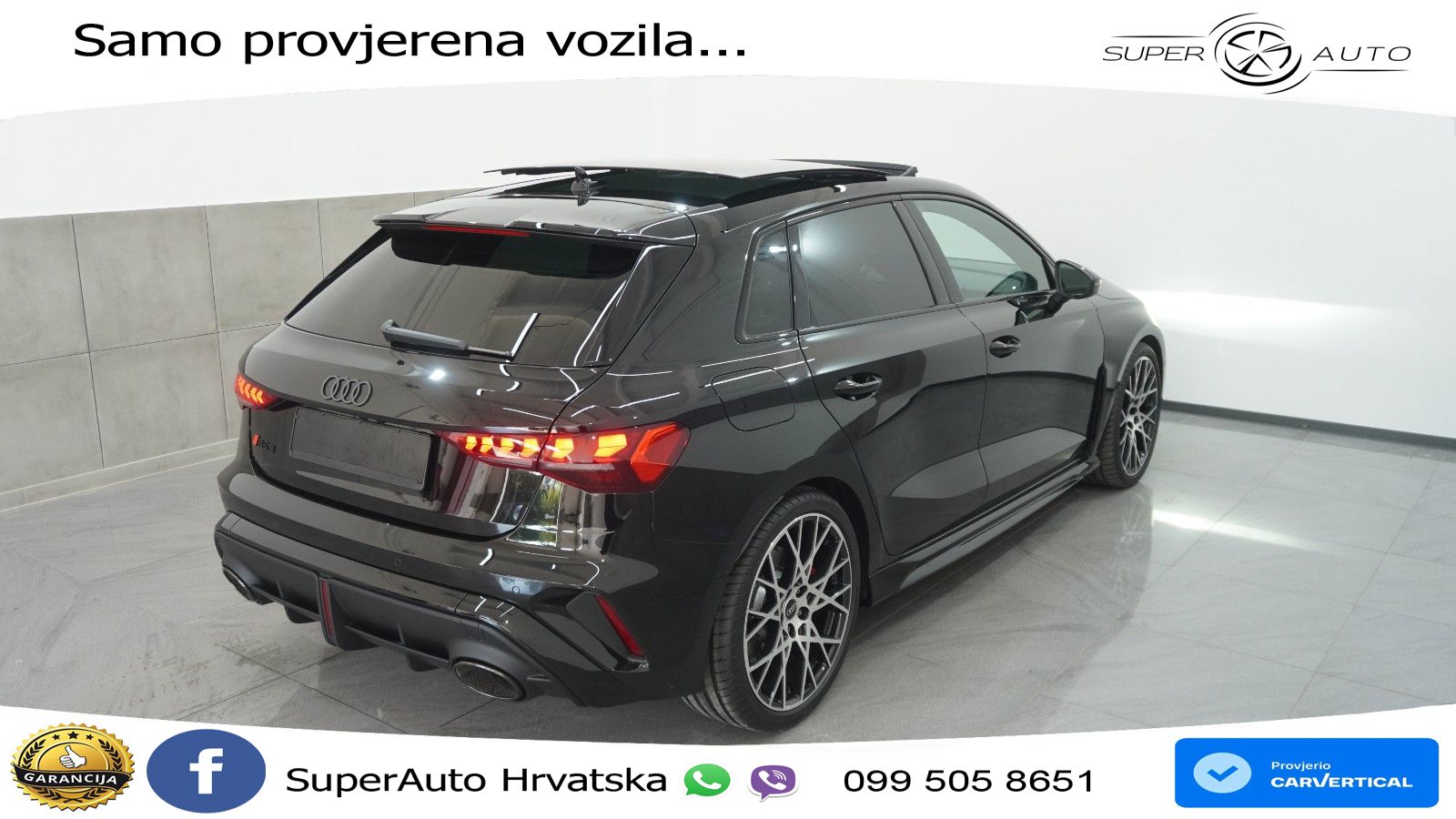 Audi RS3 Sportback 2.5 TFSI (400 KS) quattro S tronic LED+GR SJED+ACC