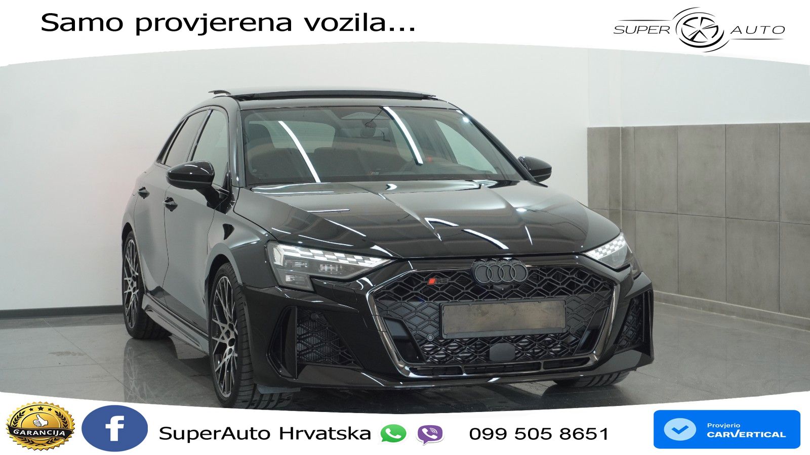 Audi RS3 Sportback 2.5 TFSI (400 KS) quattro S tronic LED+GR SJED+ACC
