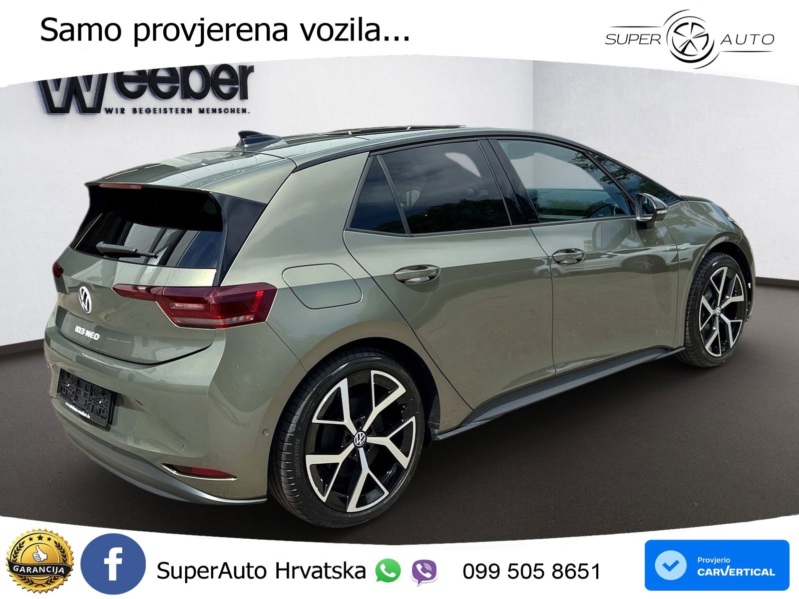 Volkswagen ID.3 79 kWh (231 KS) LED+GR SJED+ACC