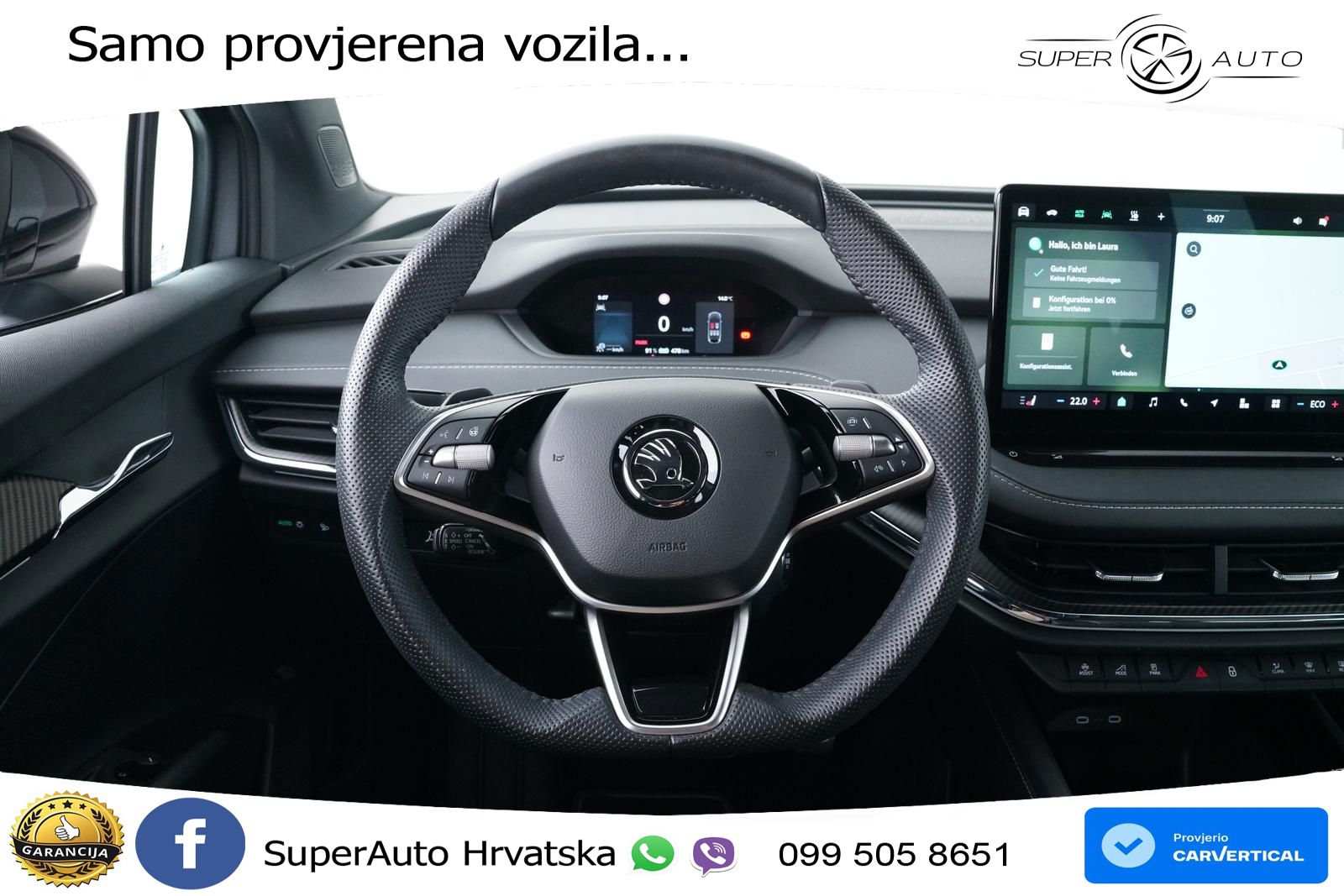 Škoda Enyaq 85 82 kWh (286 KS) SportLine LED+GR SJED+ACC