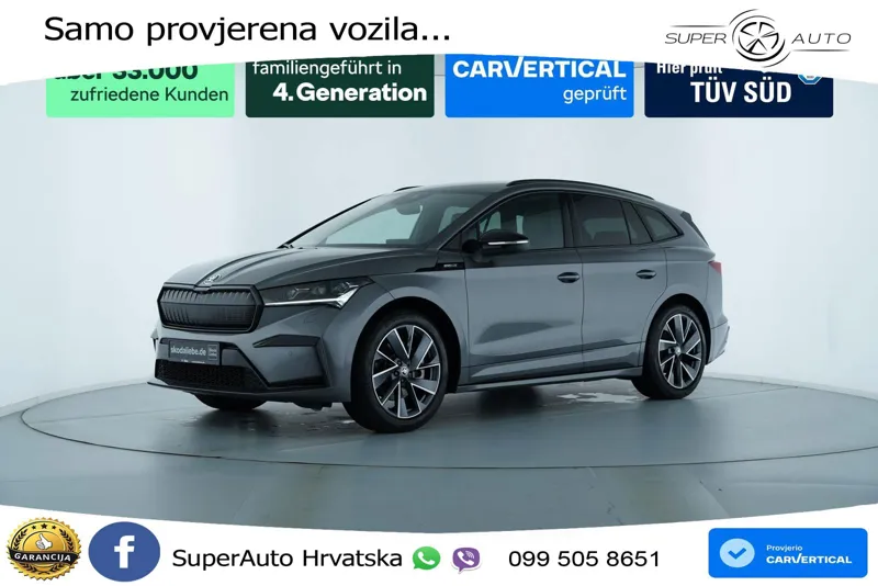 Škoda Enyaq 85 82 kWh (286 KS) SportLine LED+GR SJED+ACC