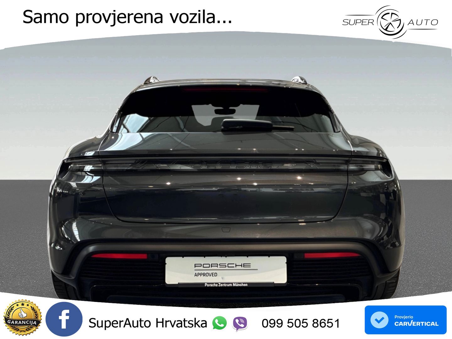 Porsche Taycan Sport Turismo 4S 105 kWh (598 KS)