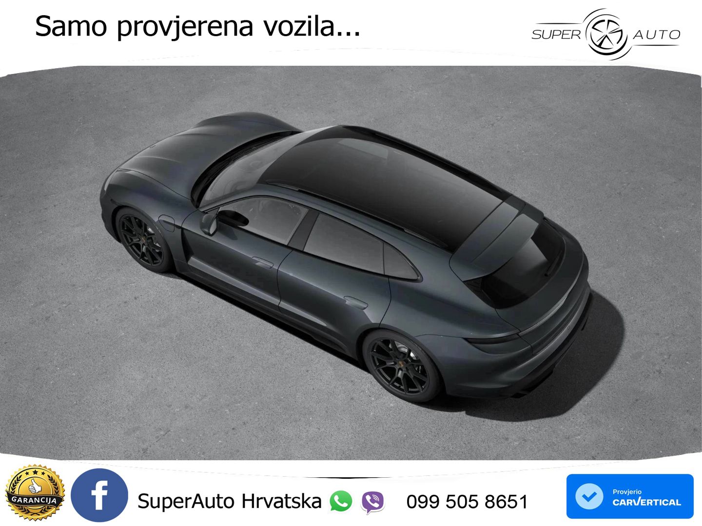 Porsche Taycan Sport Turismo 4S 105 kWh (598 KS)