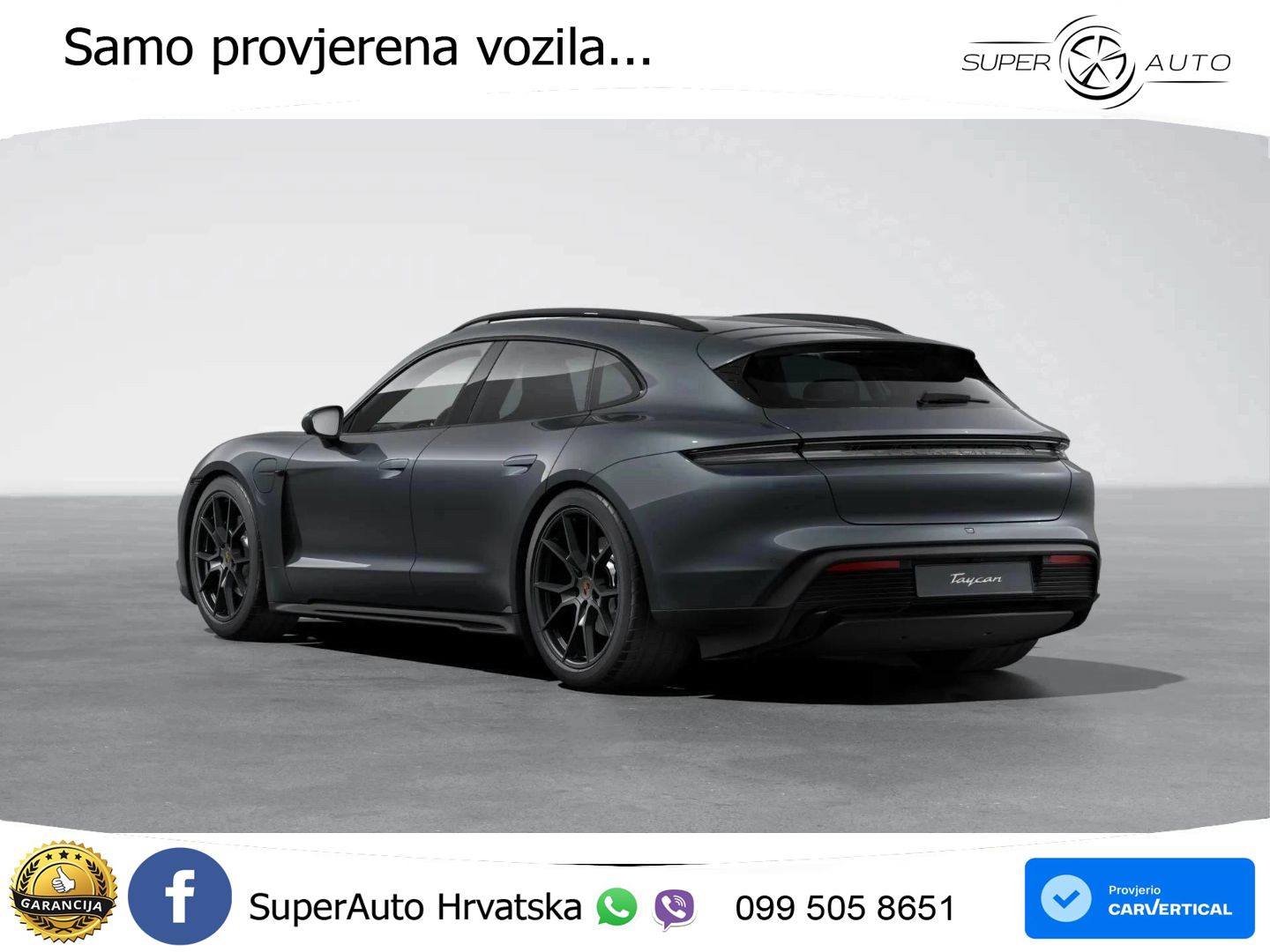Porsche Taycan Sport Turismo 4S 105 kWh (598 KS)