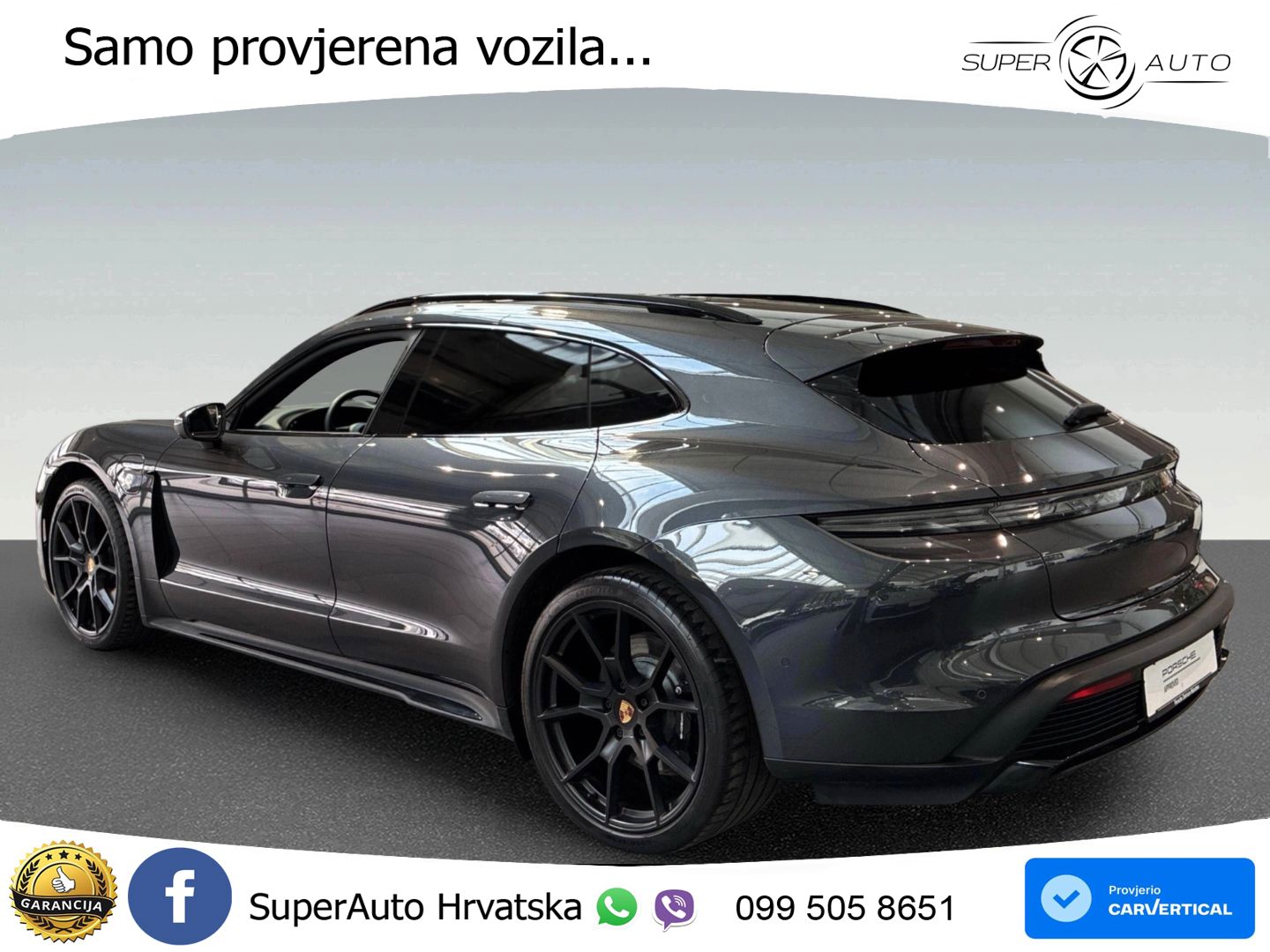 Porsche Taycan Sport Turismo 4S 105 kWh (598 KS)