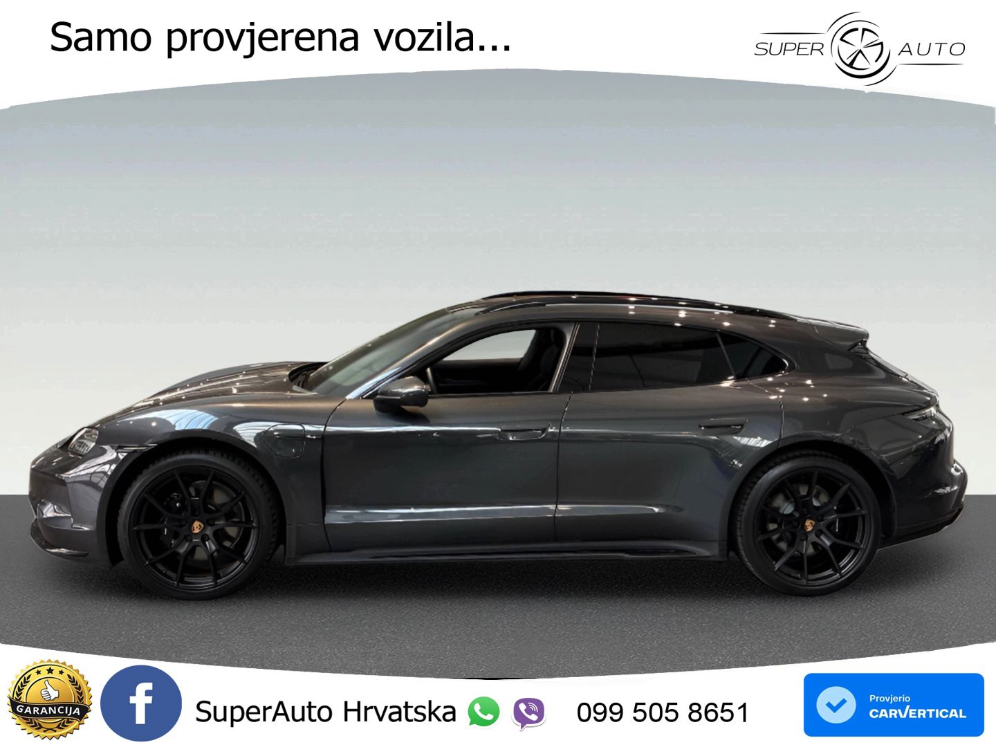 Porsche Taycan Sport Turismo 4S 105 kWh (598 KS)