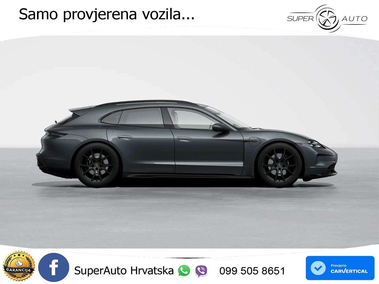 Porsche Taycan Sport Turismo 4S 105 kWh (598 KS)