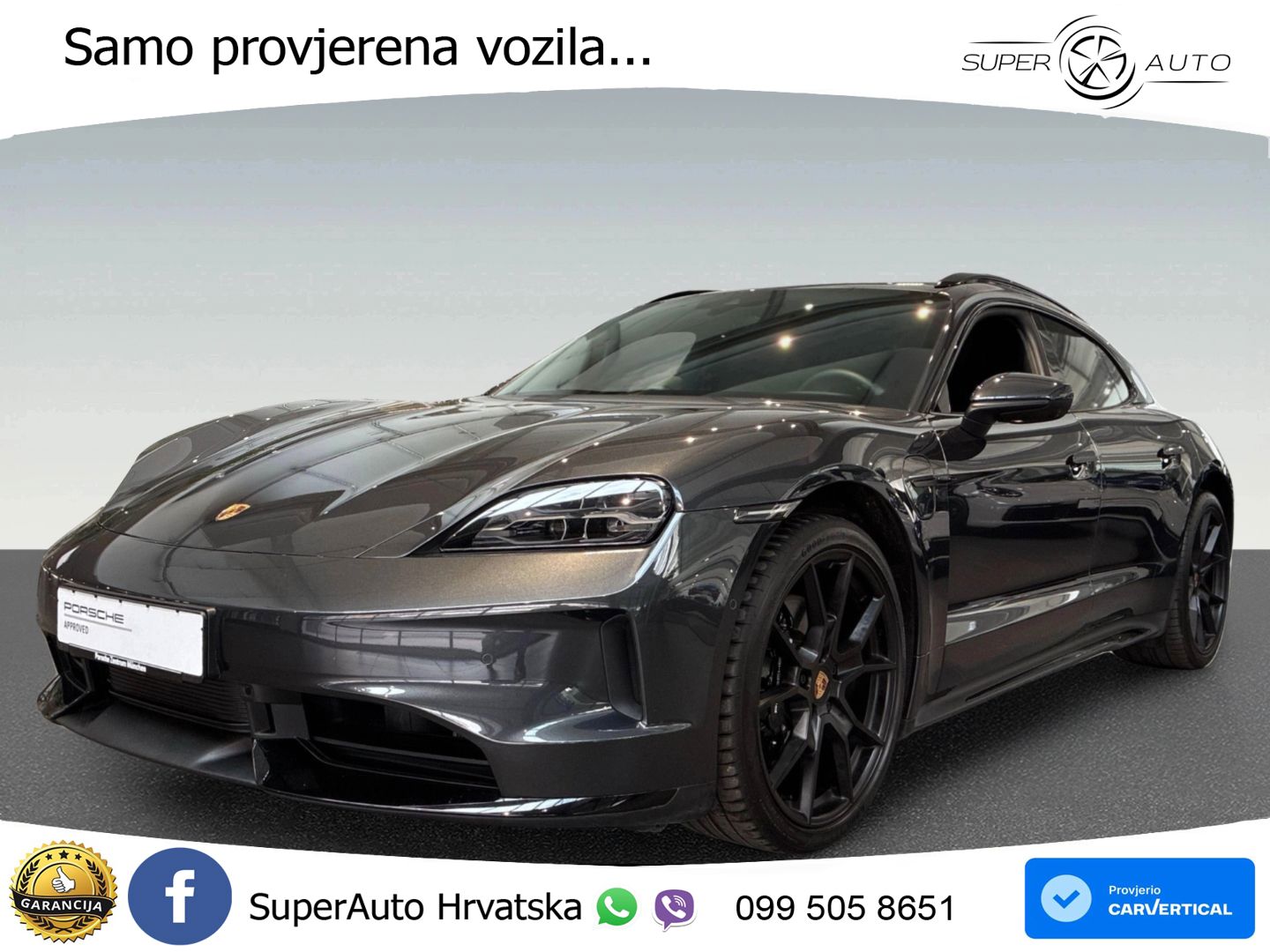 Porsche Taycan Sport Turismo 4S 105 kWh (598 KS)